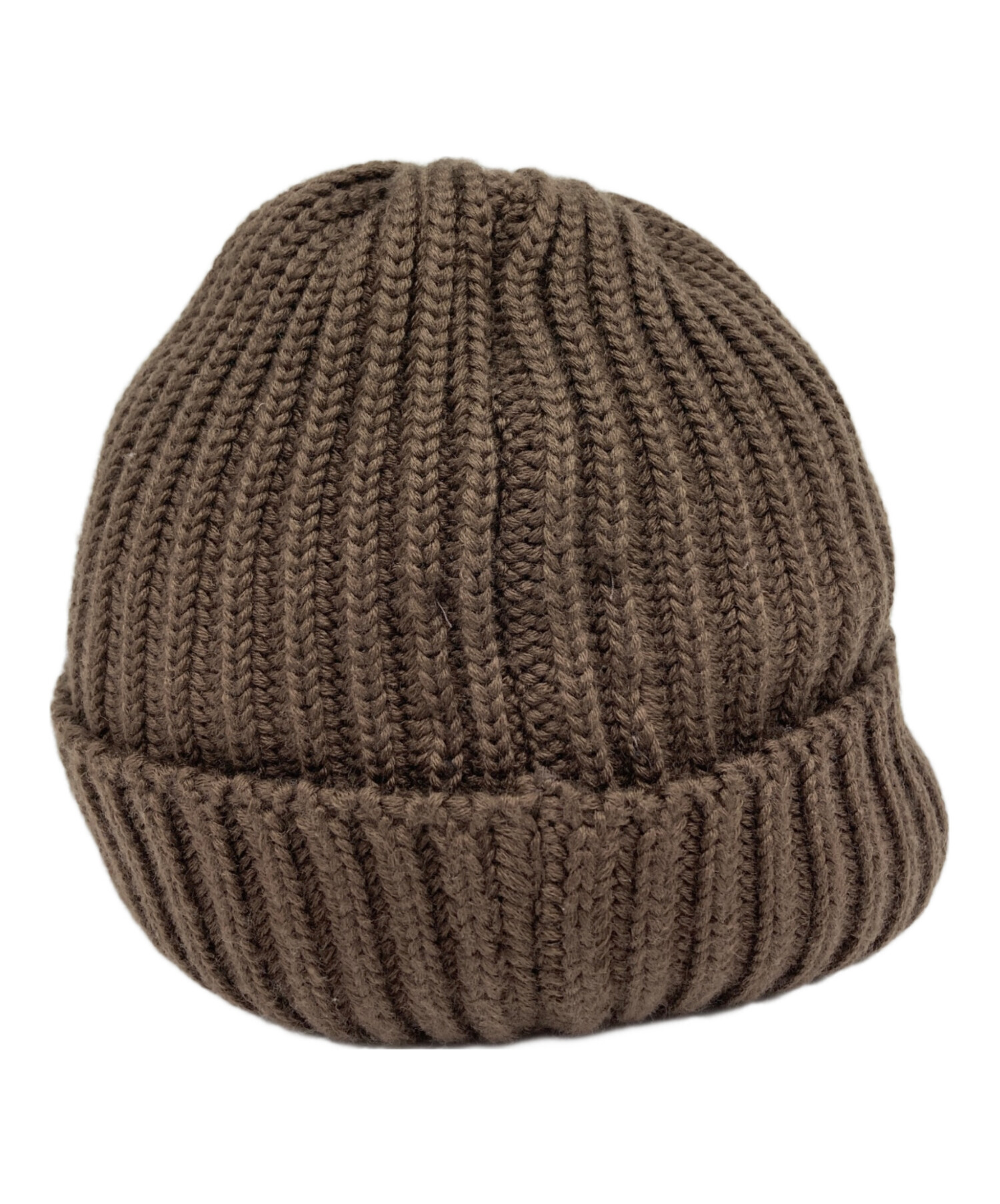 中古・古着通販】Needles (ニードルズ) ロゴ刺繍ニット帽 ブラウン