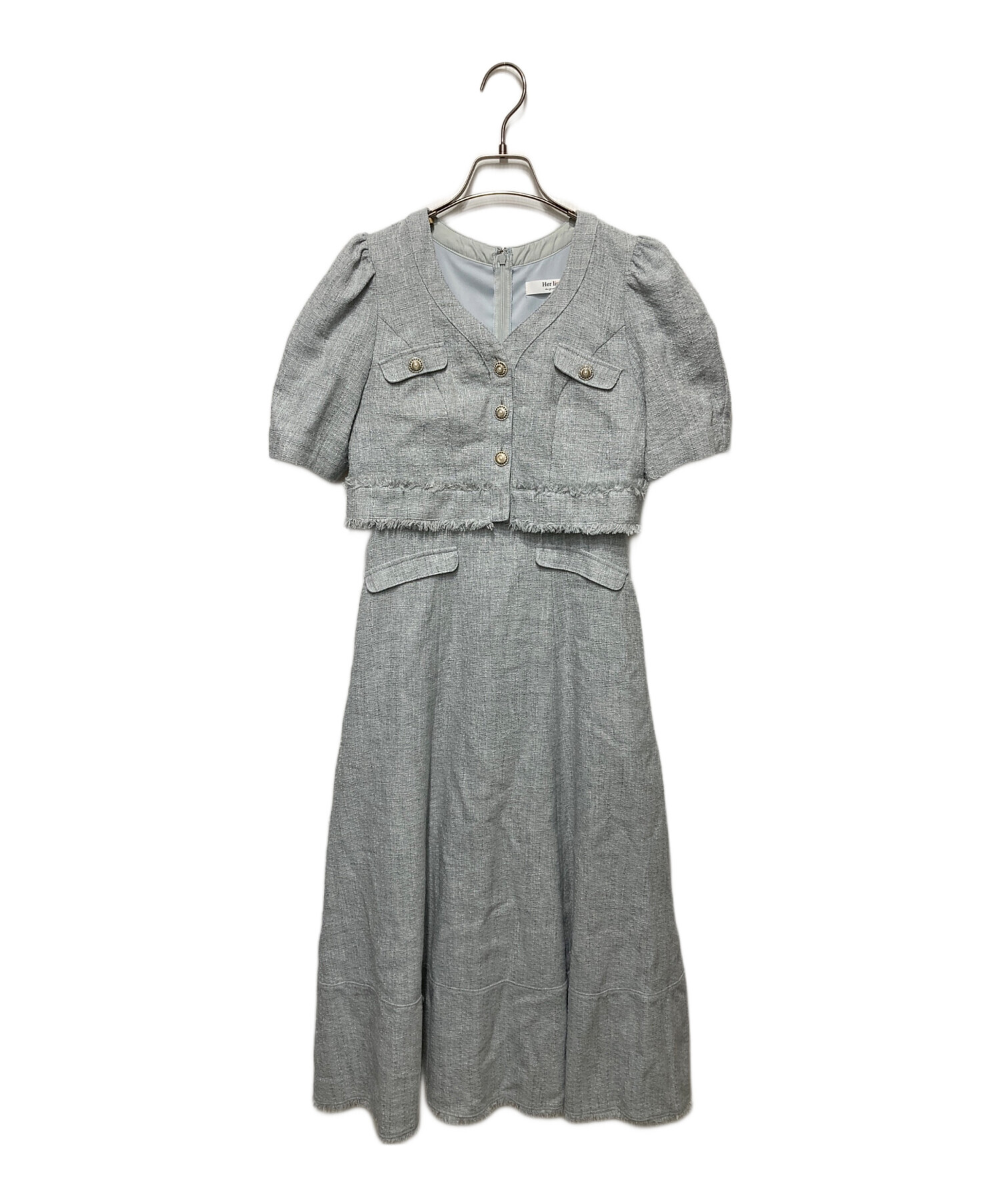 中古・古着通販】HER LIP TO (ハーリップトゥ) Robertson Tweed Long