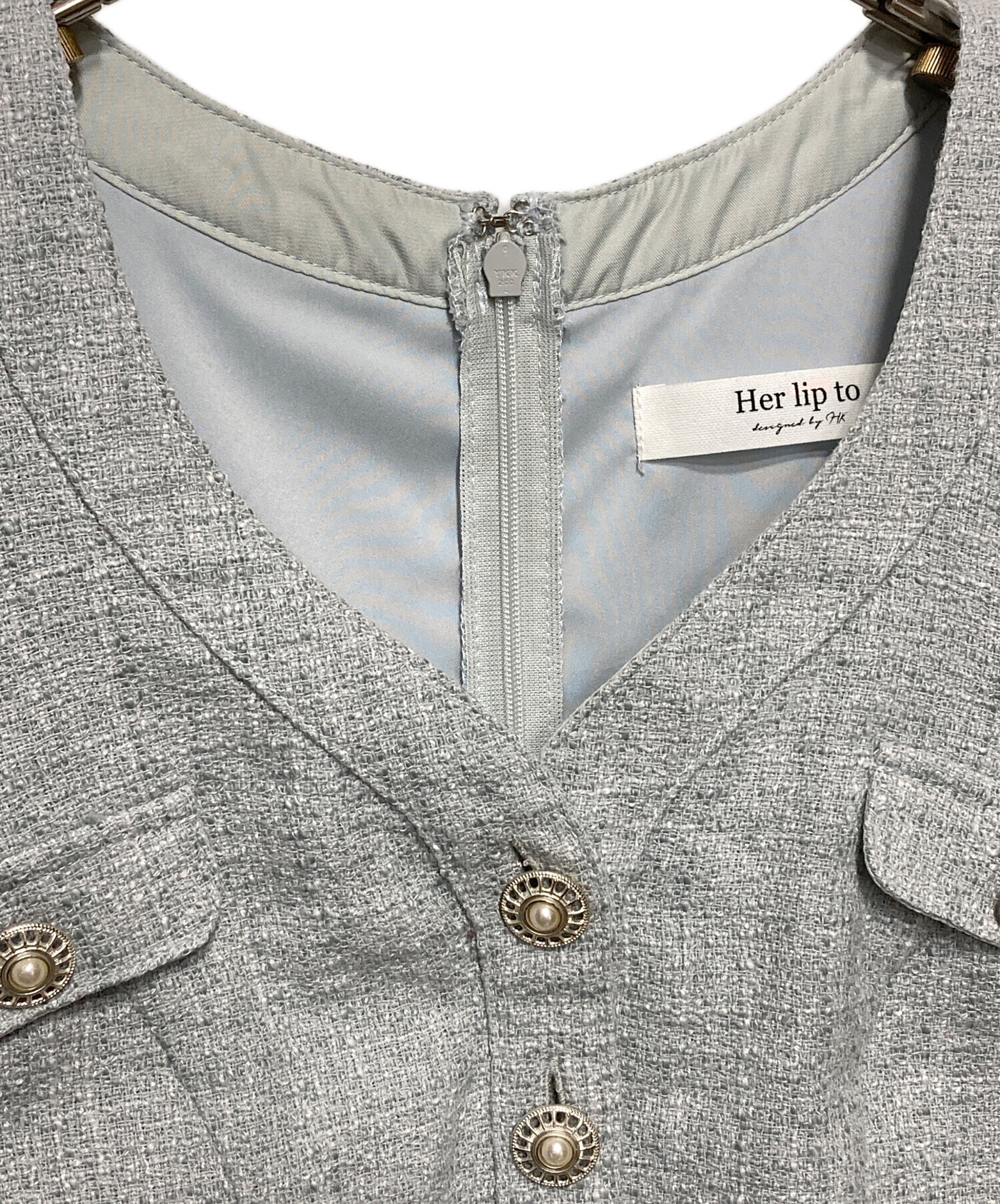 中古・古着通販】HER LIP TO (ハーリップトゥ) Robertson Tweed Long