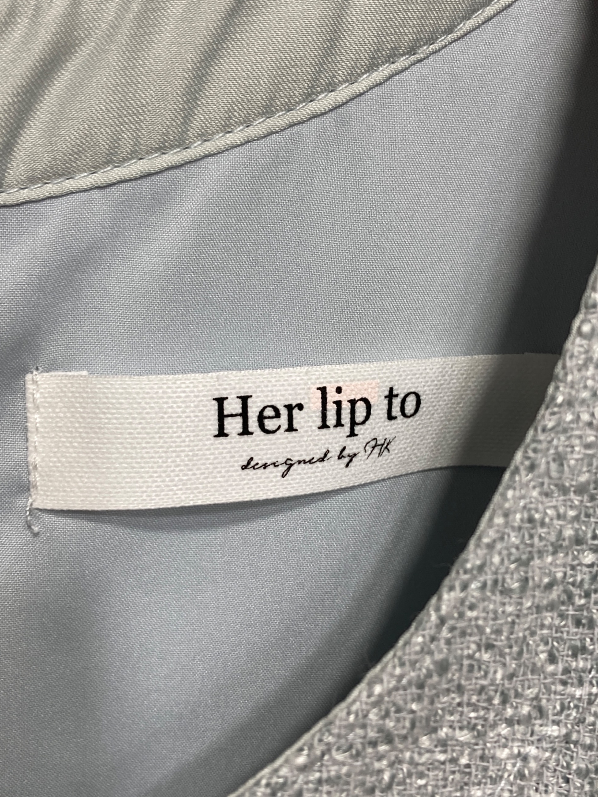 中古・古着通販】HER LIP TO (ハーリップトゥ) Robertson Tweed Long