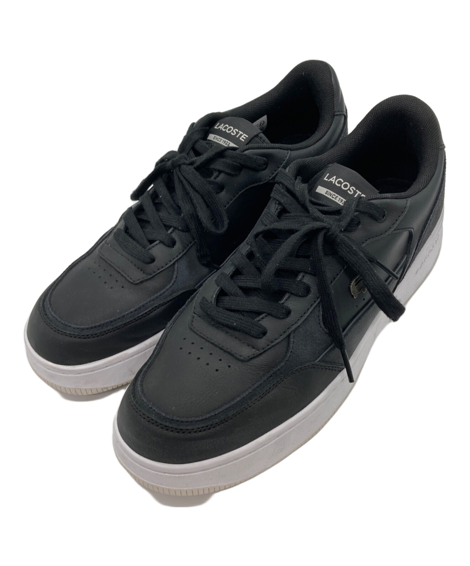 中古・古着通販】LACOSTE (ラコステ) スニーカー ブラック 中古・古着通販】LACOSTE (ラコステ) スニーカー ブラック