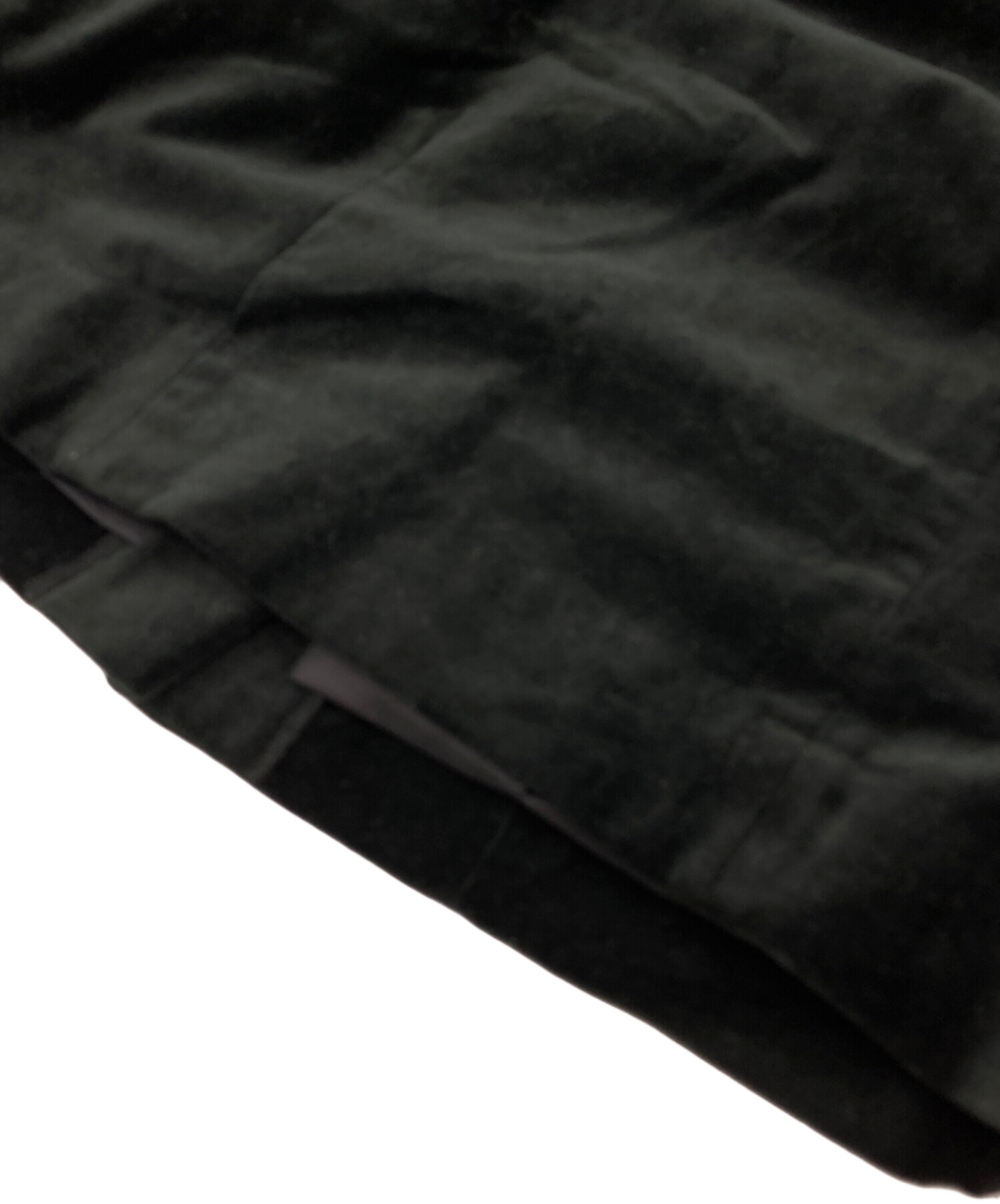 Fig London ベロア ベスト　ブラック 中古・古着通販】fig London (フィグロンドン) ベロアベスト グリーン