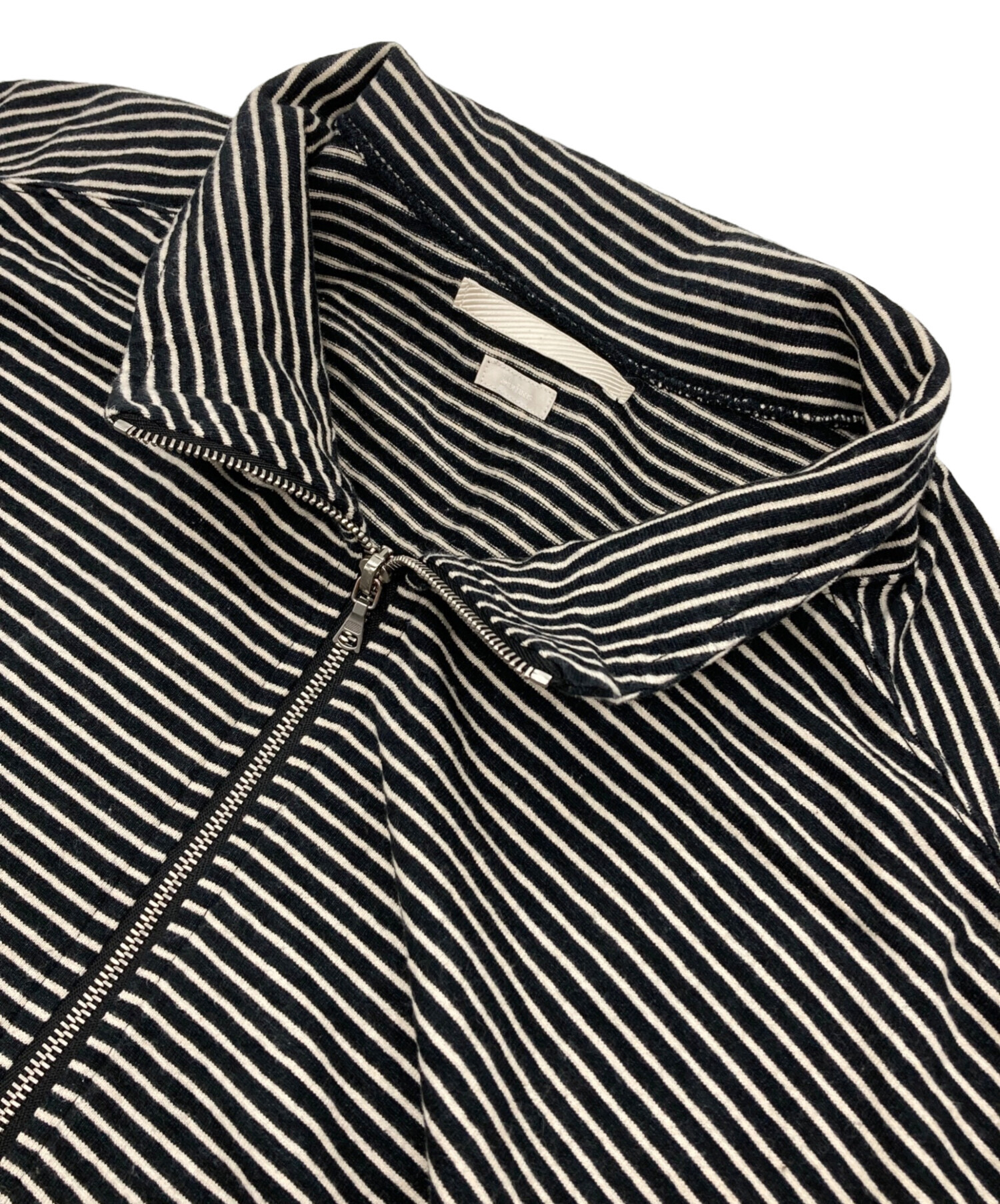 中古・古着通販】blurhms (ブラームス) C/NAPP Border Harf-Zip 