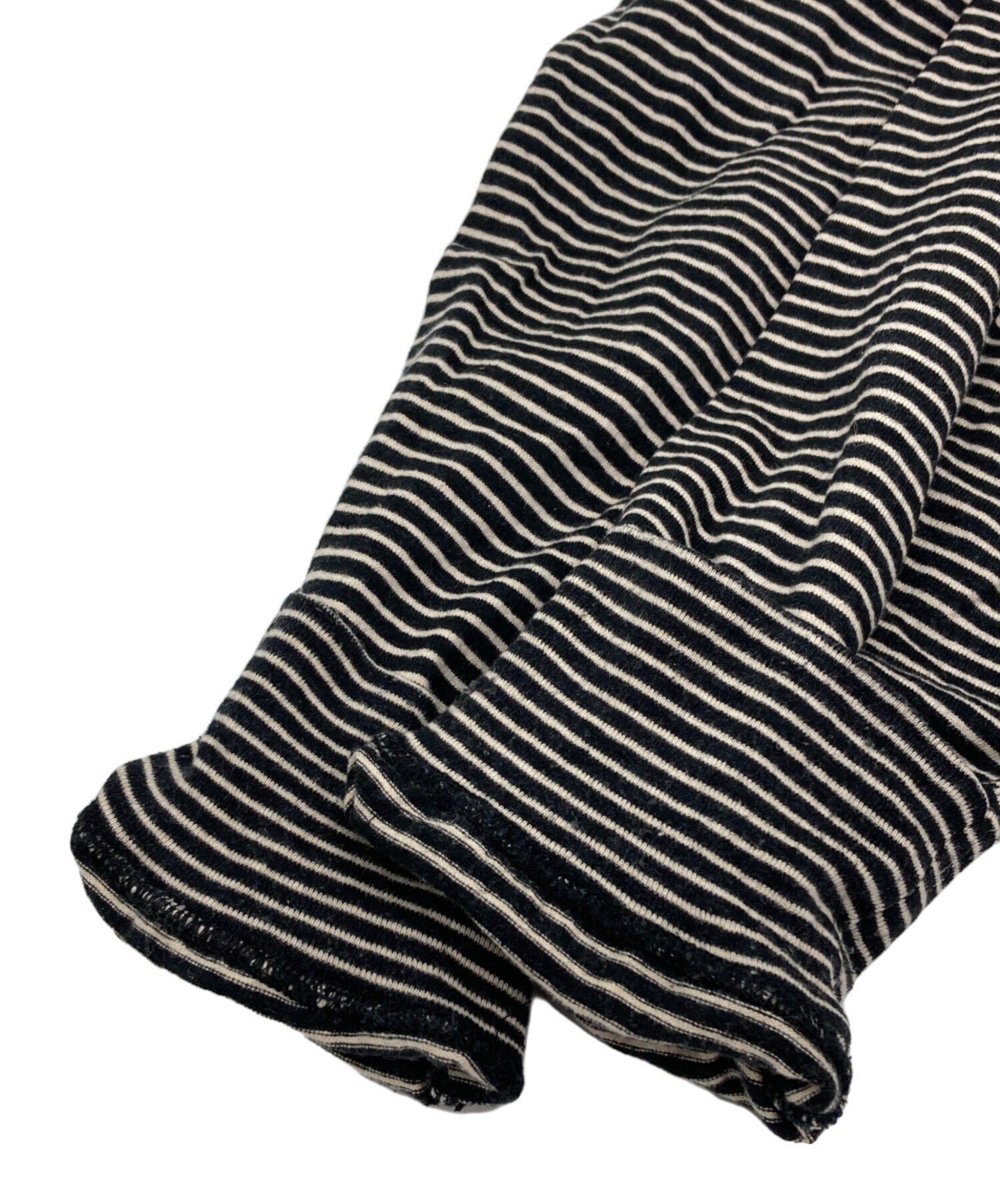 中古・古着通販】blurhms (ブラームス) C/NAPP Border Harf-Zip 