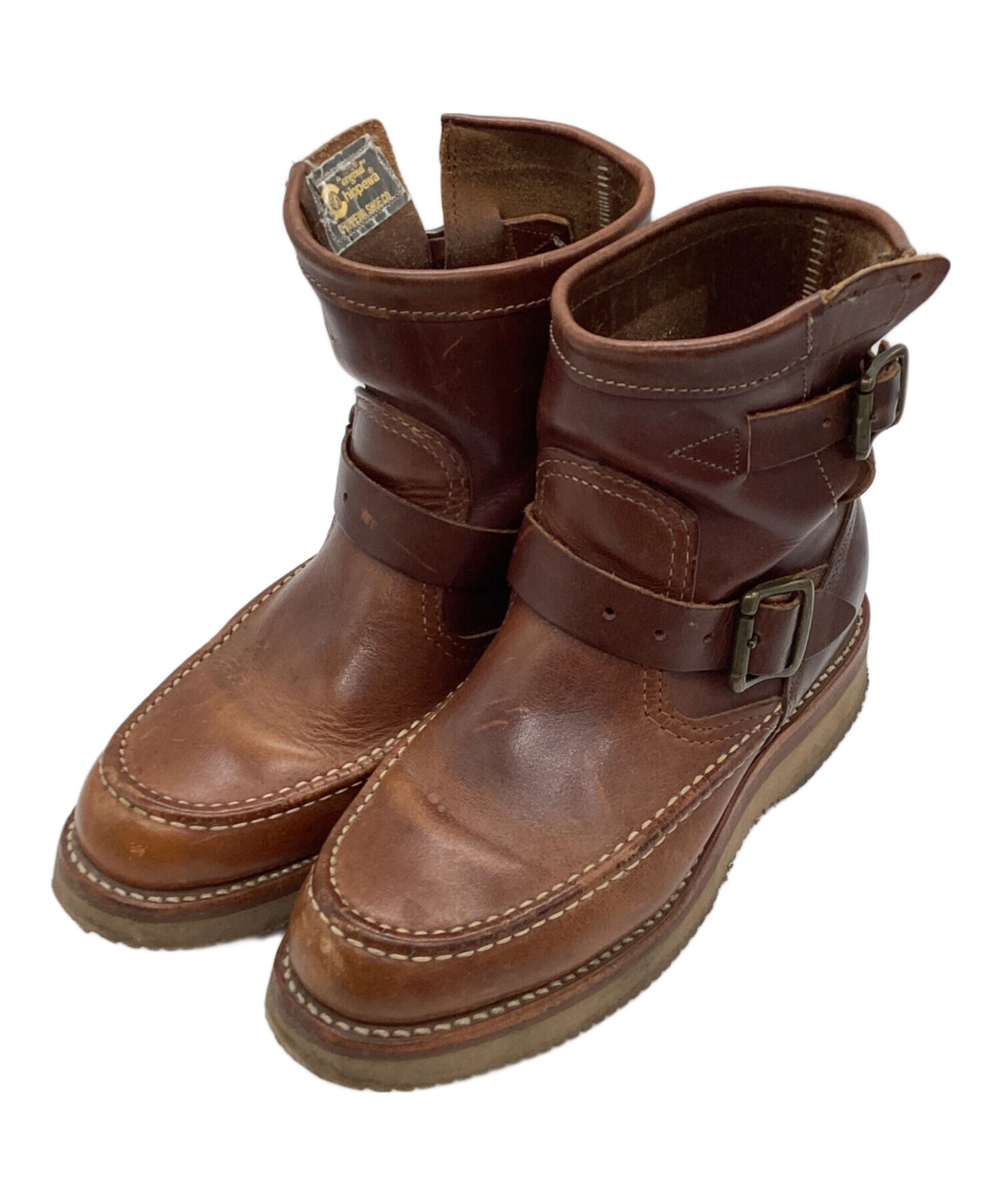 チペワショートブーツ 中古・古着通販】CHIPPEWA (チペワ) ショート エンジニアブーツ