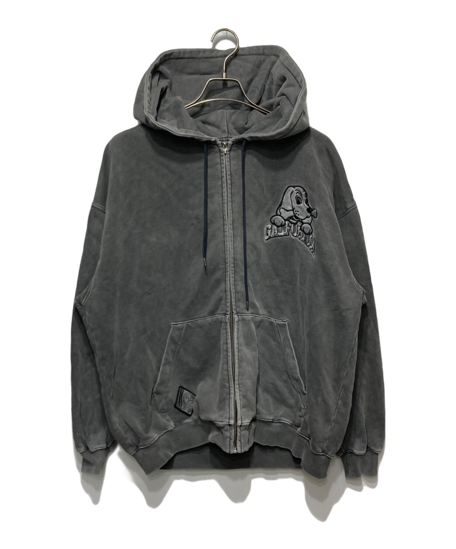 中古・古着通販】GALFY (ガルフィー) ジップパーカー グレー サイズ