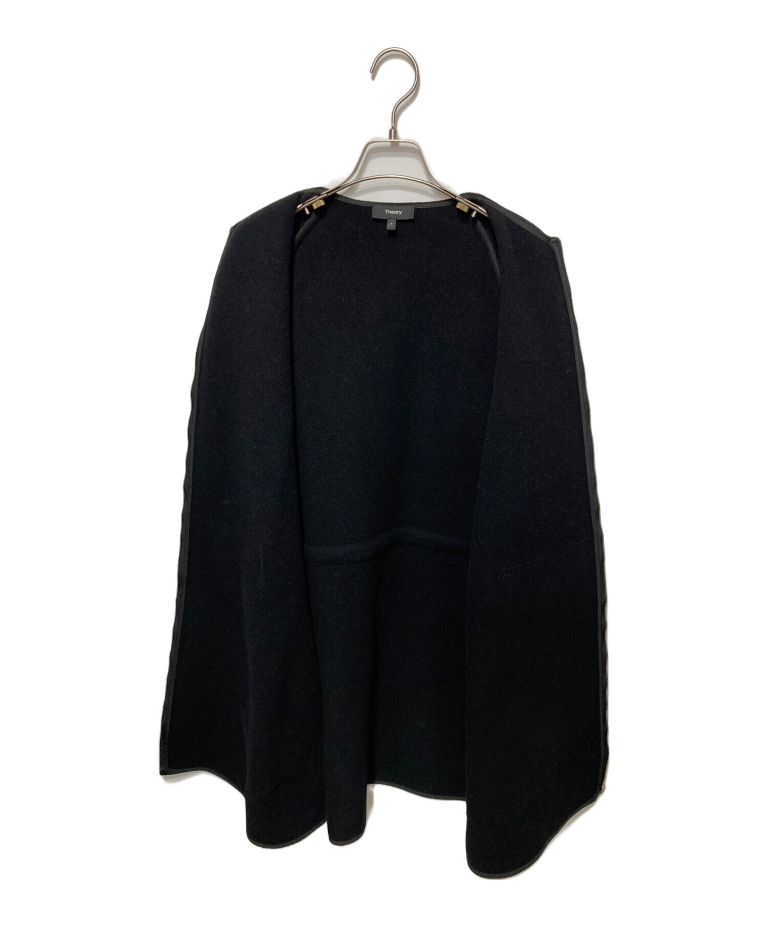 中古・古着通販】theory (セオリー) ウールノーカラーコート 中古・古着通販】theory (セオリー) ウールノーカラーコート