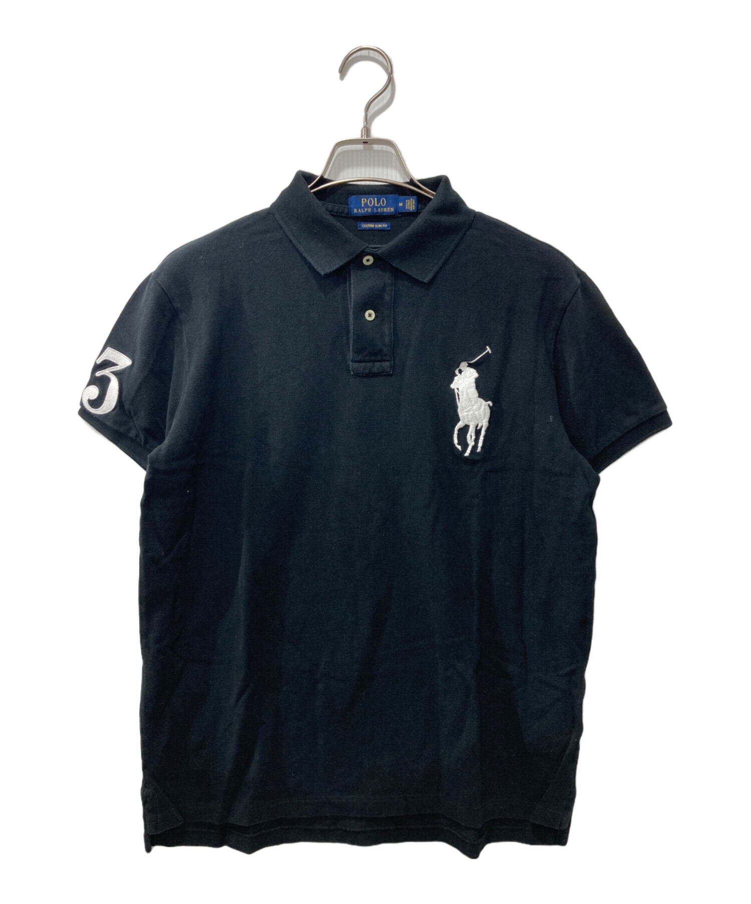 【レア】Polo by Ralph Laurenブラックポロシャツ ビックポニー 中古・古着通販】POLO RALPH LAUREN (ポロ・ラルフローレン) ビッグ