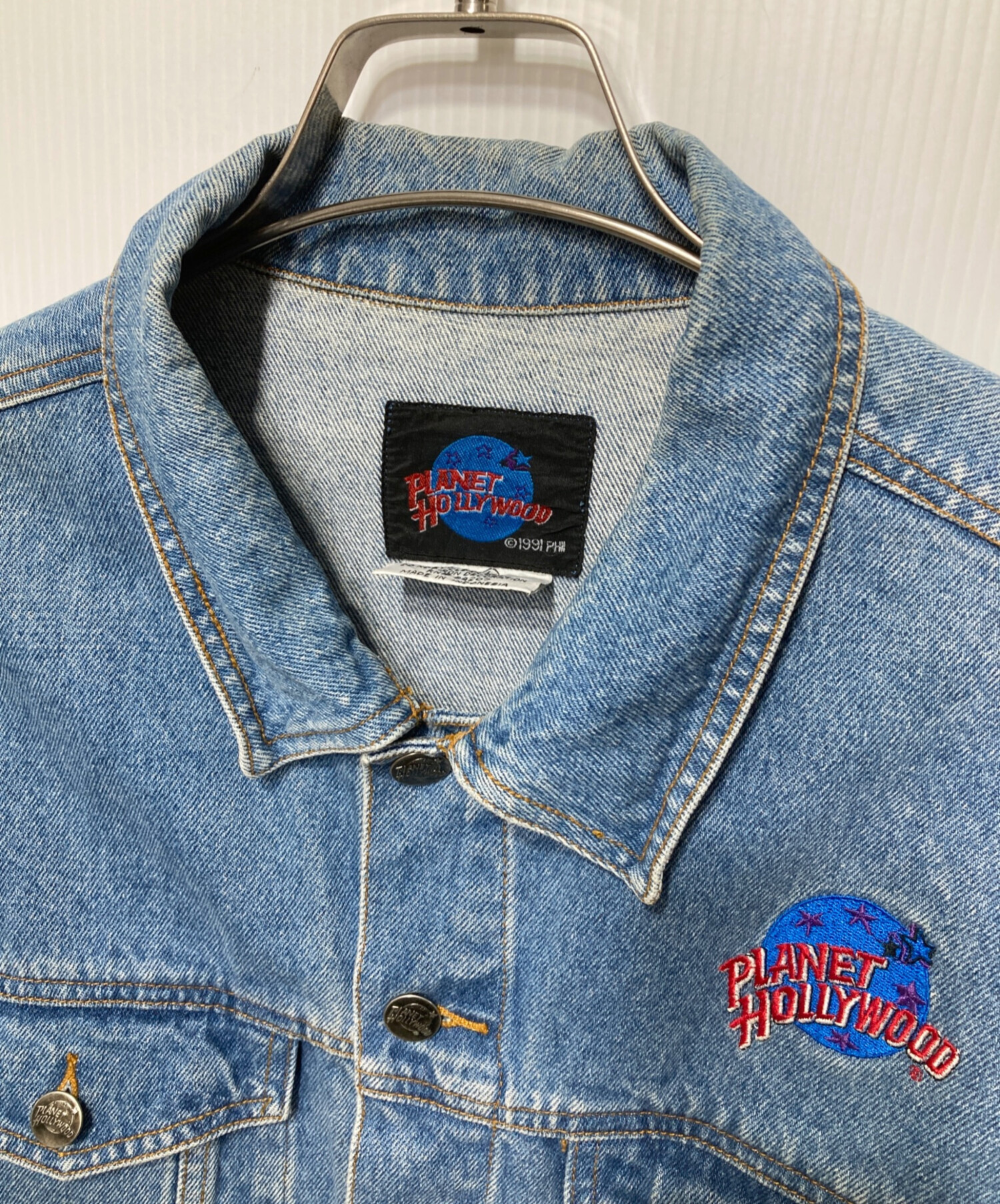 中古・古着通販】PLANET HOLLYWOOD (プラネットハリウッド) 刺繍デニム 