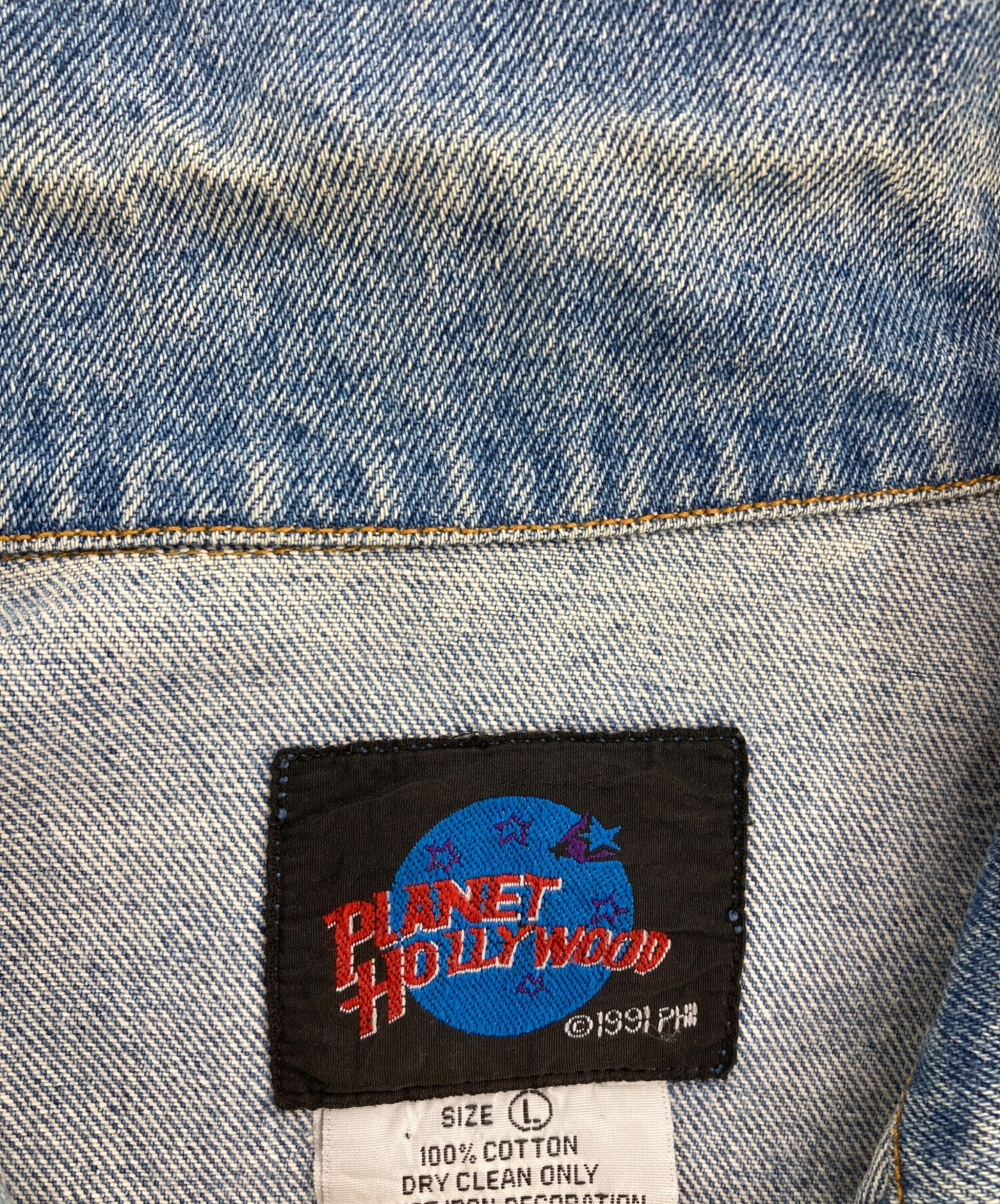 中古・古着通販】PLANET HOLLYWOOD (プラネットハリウッド) 刺繍デニム 