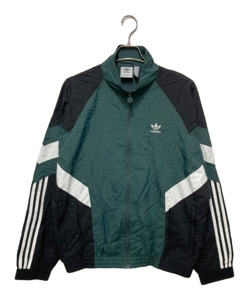 adidas REKIVE ナイロントラックジャケット L グリーン 中古・古着通販】adidas (アディダス) Rekive トラックジャケット