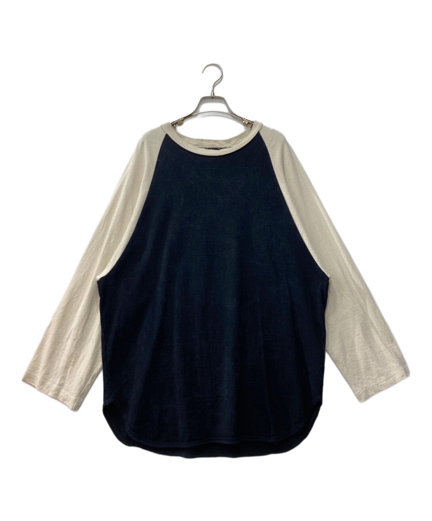 中古・古着通販】BLURHMS (ブラームス) Co/Silk Nep Baseball Raglan 