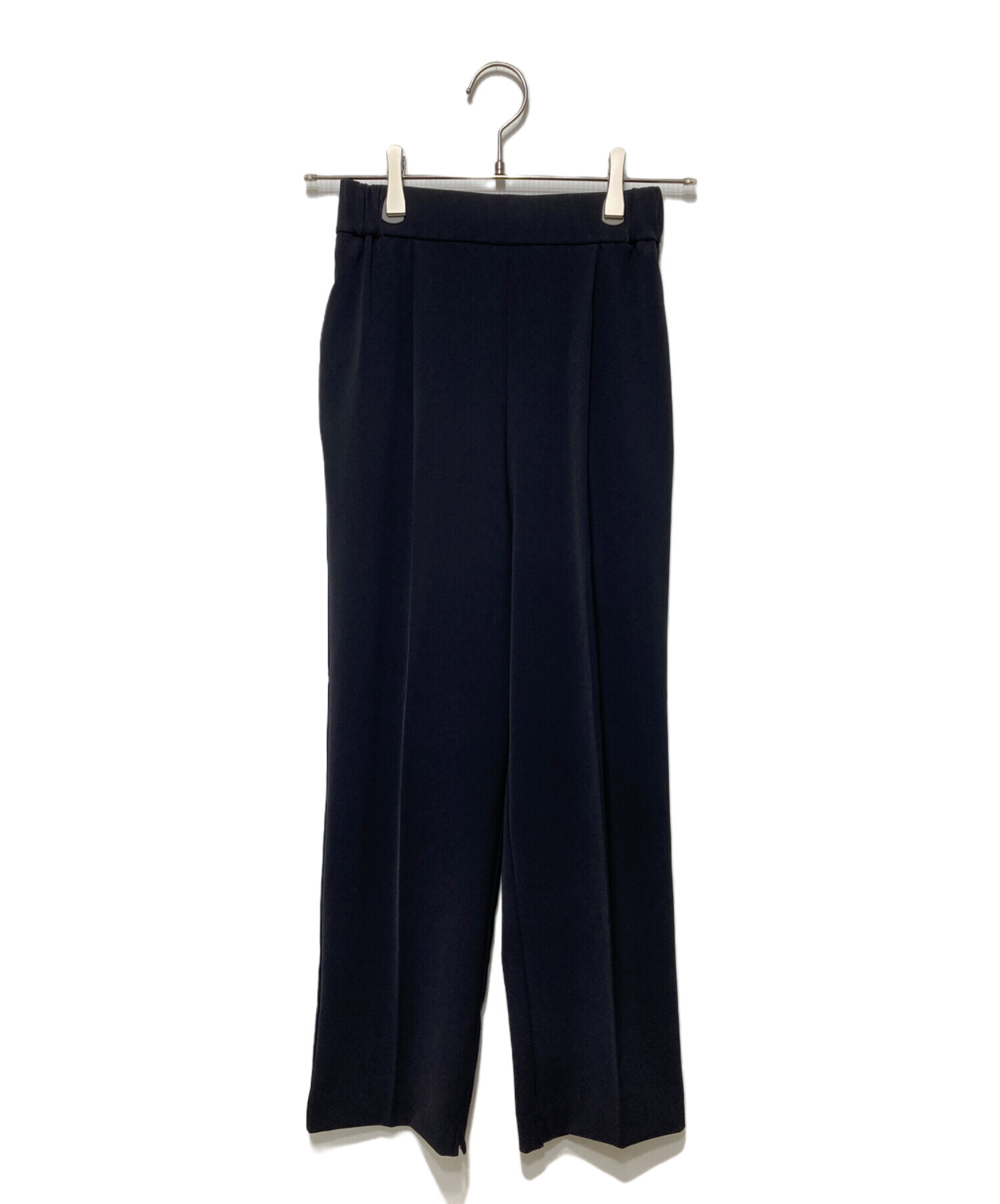 中古・古着通販】yori (ヨリ) セレモニーハンサムパンツ ブラック