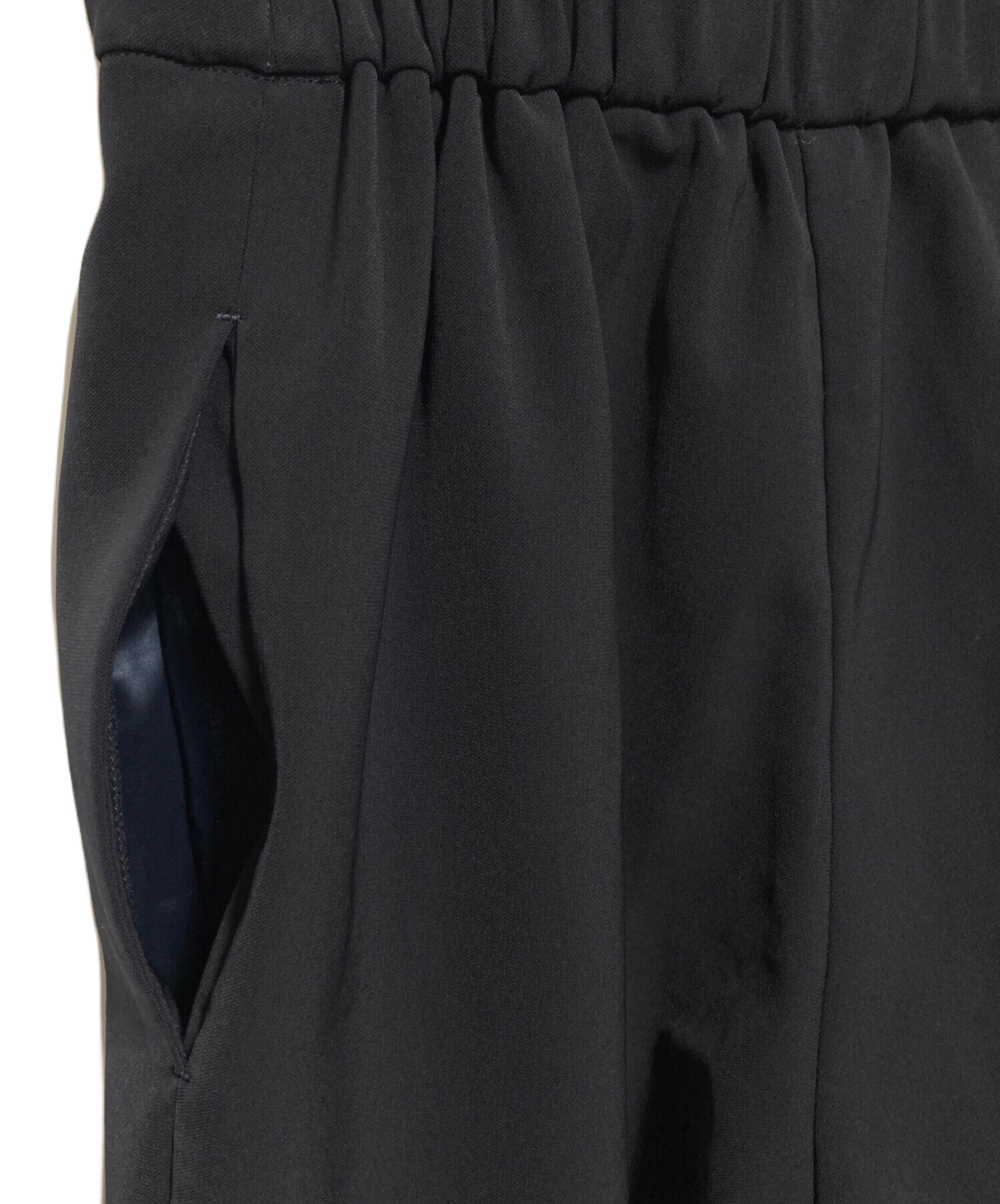 中古・古着通販】yori (ヨリ) セレモニーハンサムパンツ ブラック