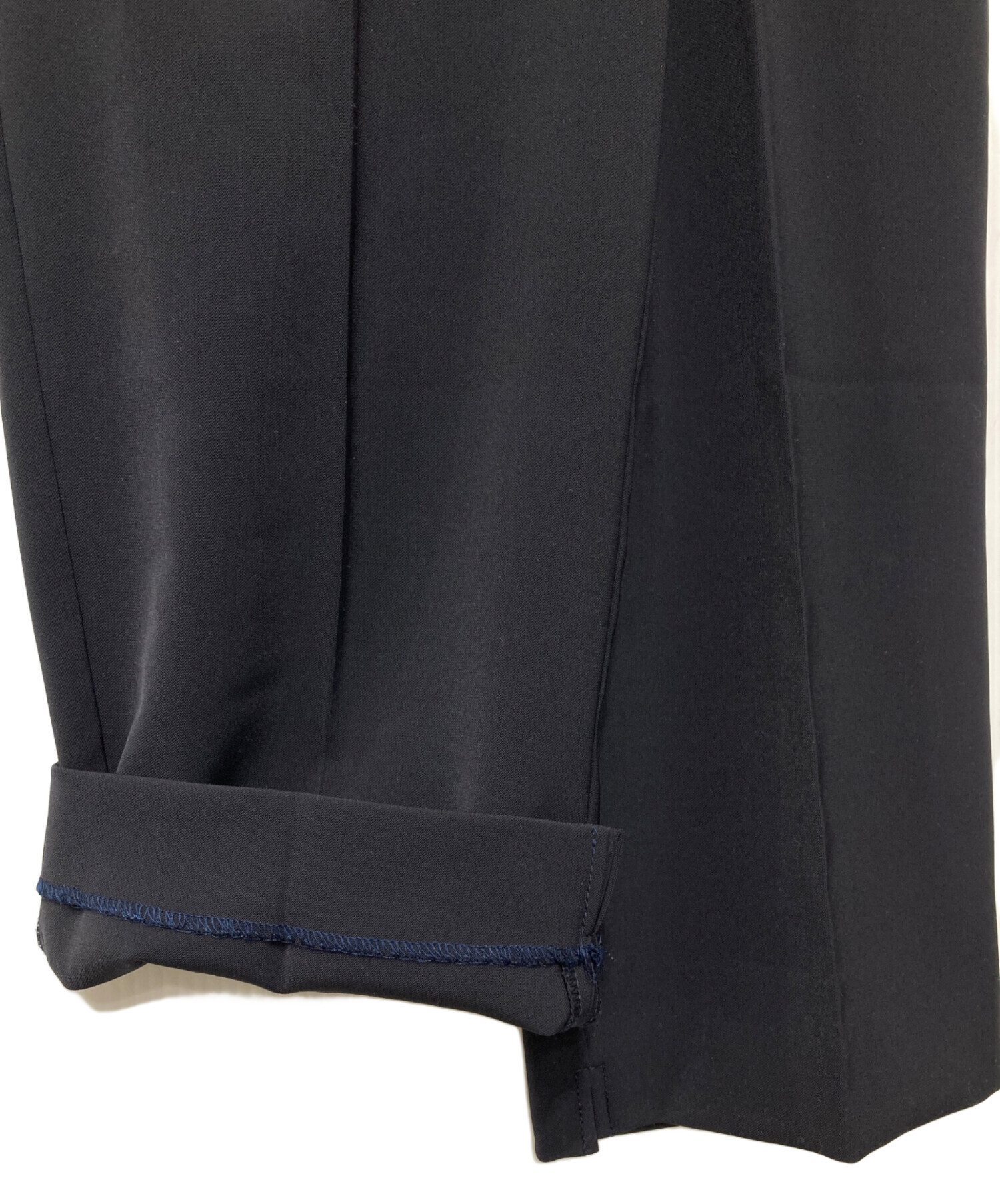 中古・古着通販】yori (ヨリ) セレモニーハンサムパンツ ブラック