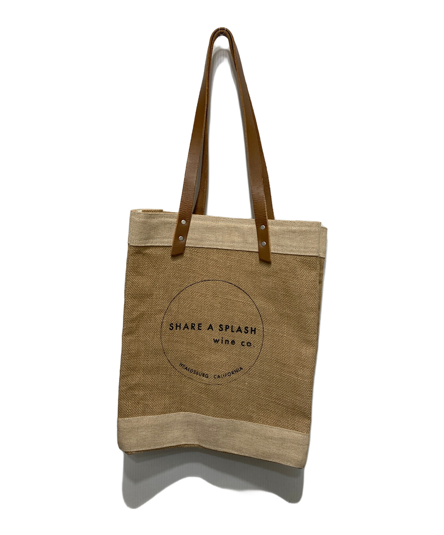 中古・古着通販】APOLIS (アポリス) マーケットトートバッグ ベージュ 