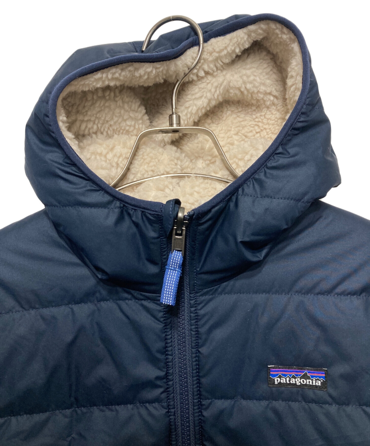 Patagonia パタゴニア　リバーシブル　2T アウター ボア　紺　ダウン Patagonia パタゴニア メンズ・リバーシブル・サイレント・ダウン