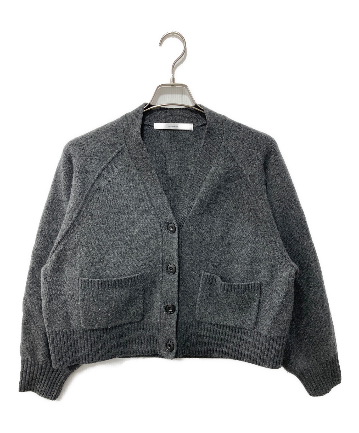 中古・古着通販】FRAMeWORK (フレームワーク) ウールカシミヤ Vネック 