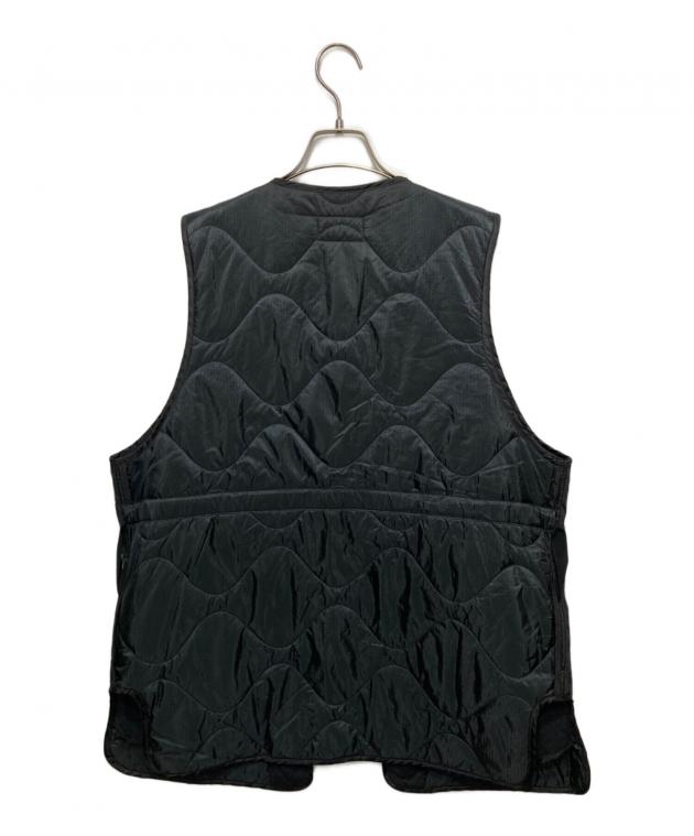 BEAMS BOY リップ サーモ ライナー 中綿 ナイロン ベスト 22AW カーキ レディース ビームスボーイ【中古】4-1005T∞ BEAMS BOY（ビームスボーイ）の「BEAMS BOY / リップ サーモ ライナー