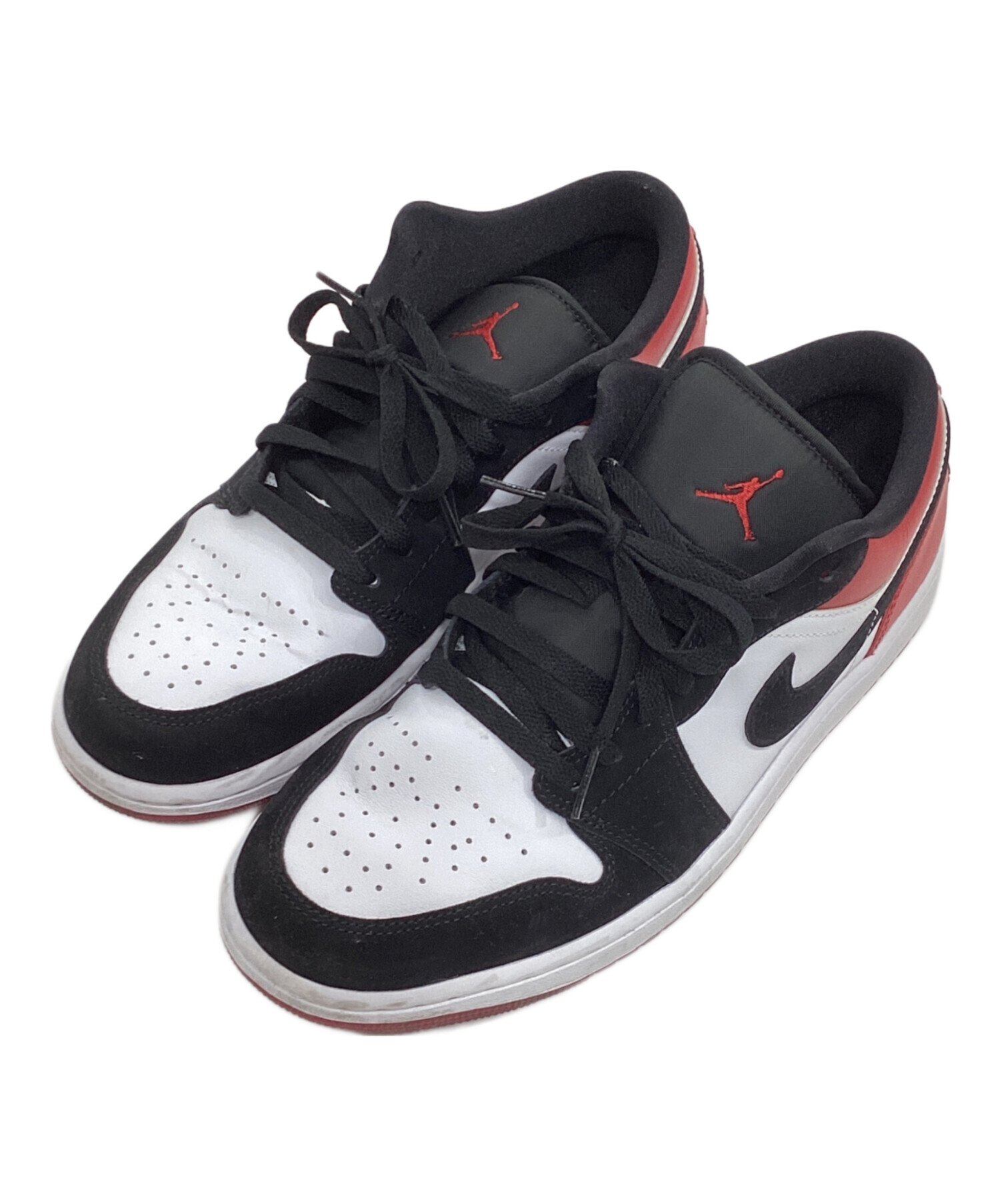中古・古着通販】NIKE (ナイキ) AIR JORDAN 1 LOW SE ホワイト×レッド 