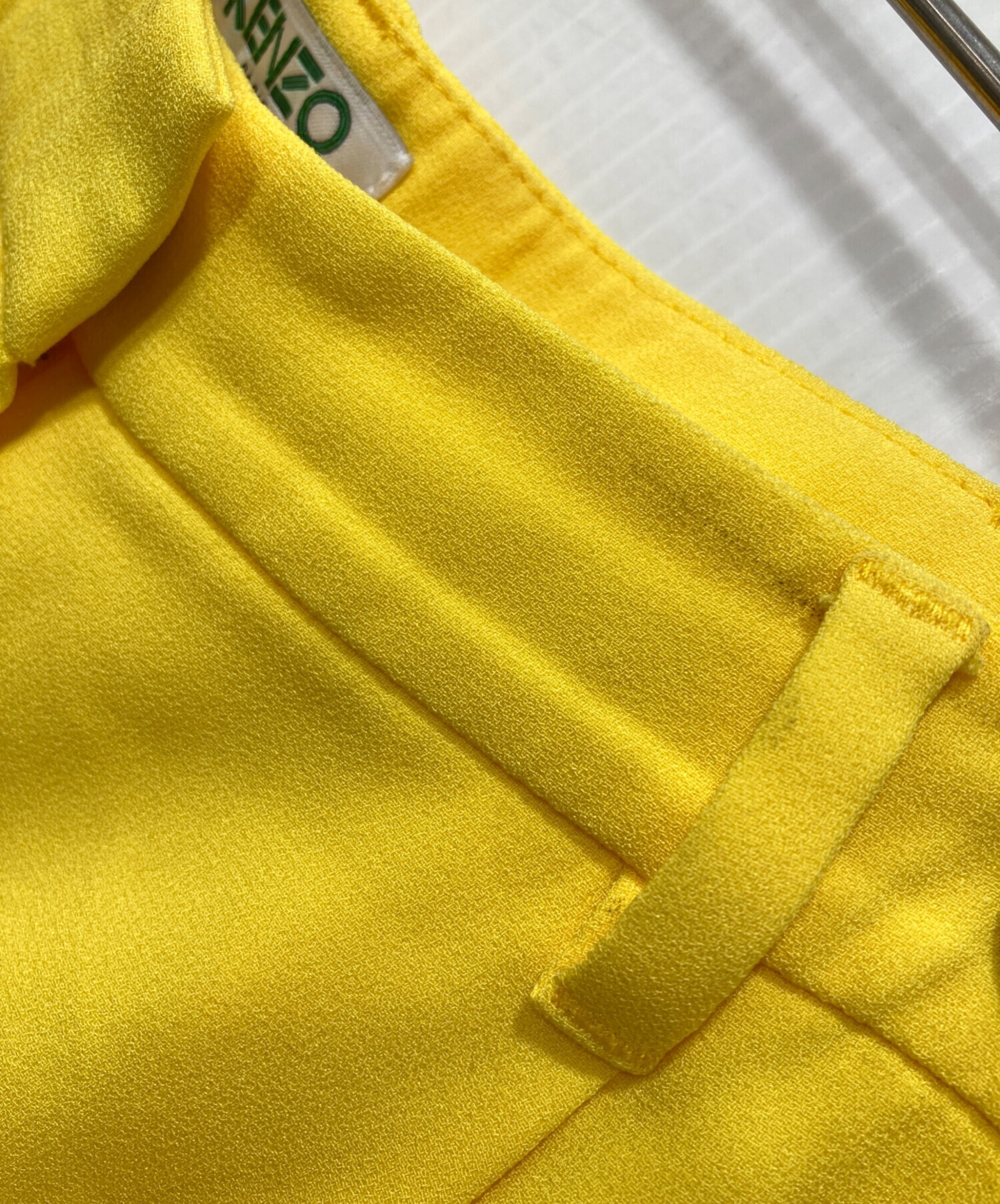 シクラス 22SS セットアップ カットソー パンツ 36 黄色 イエロー 中古・古着通販】KENZO (ケンゾー) スラックス イエロー サイズ:36