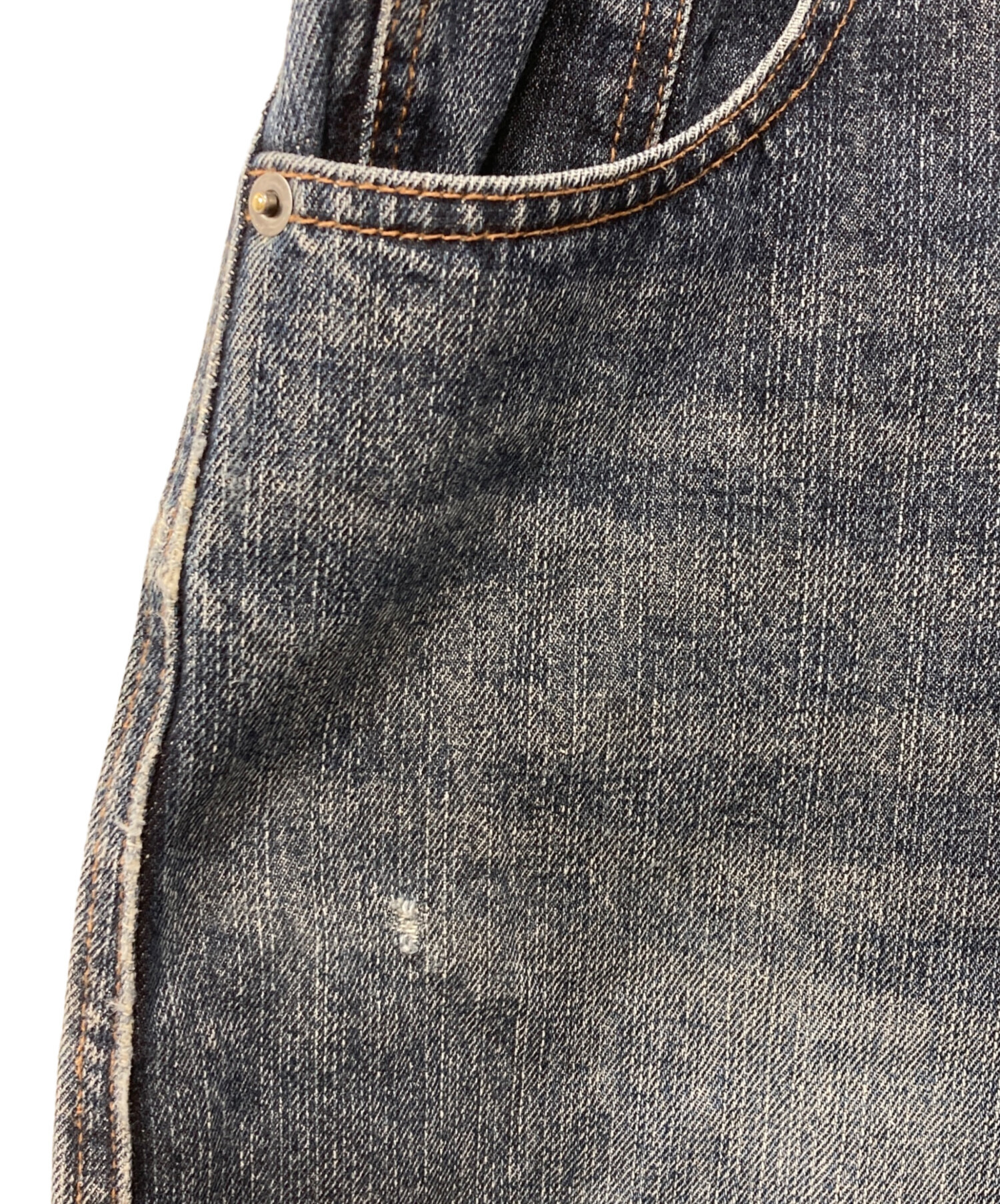 中古・古着通販】9090 (9090) King Logo Slub Denim Buggy Pants
