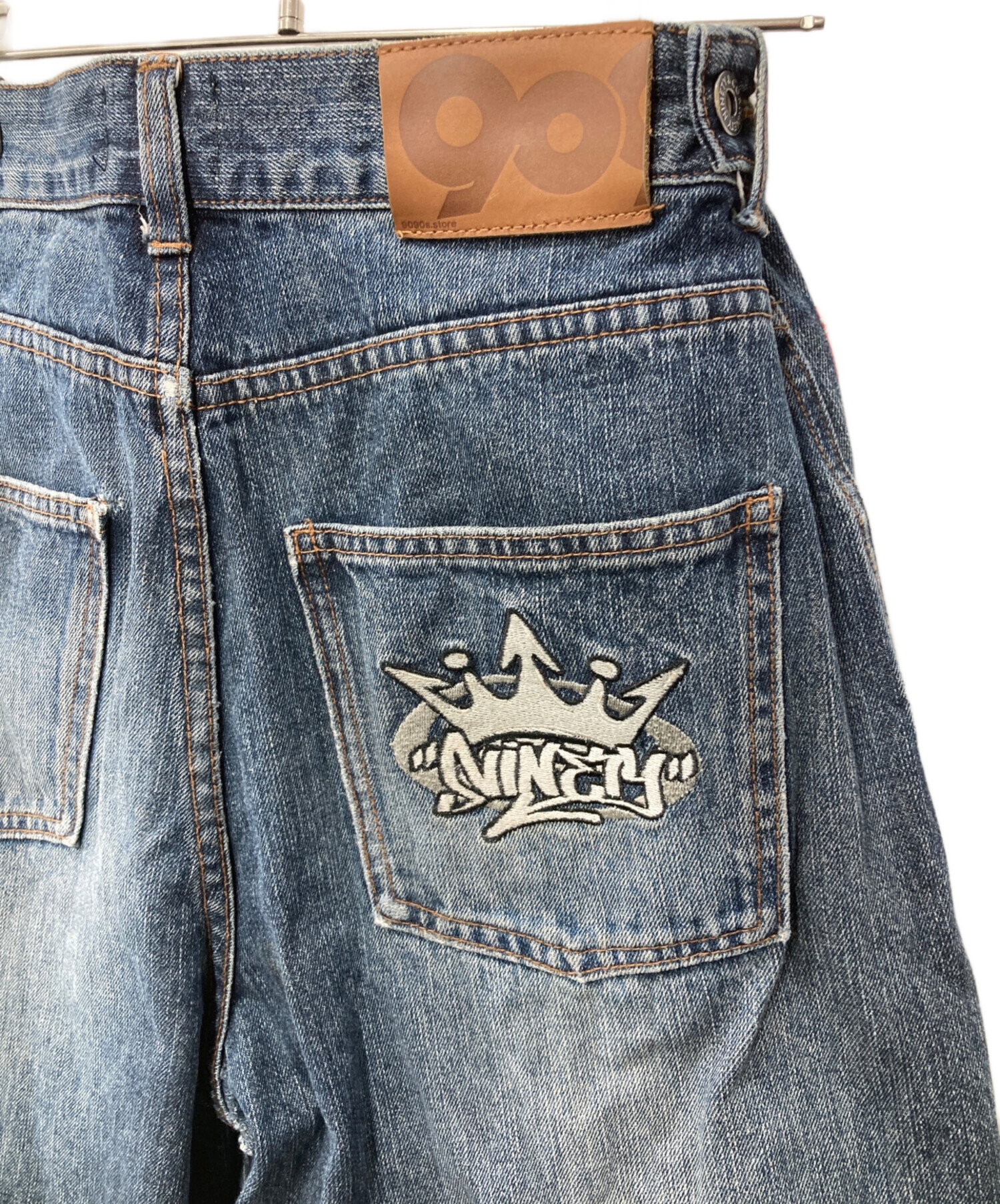 中古・古着通販】9090 (9090) King Logo Slub Denim Buggy Pants