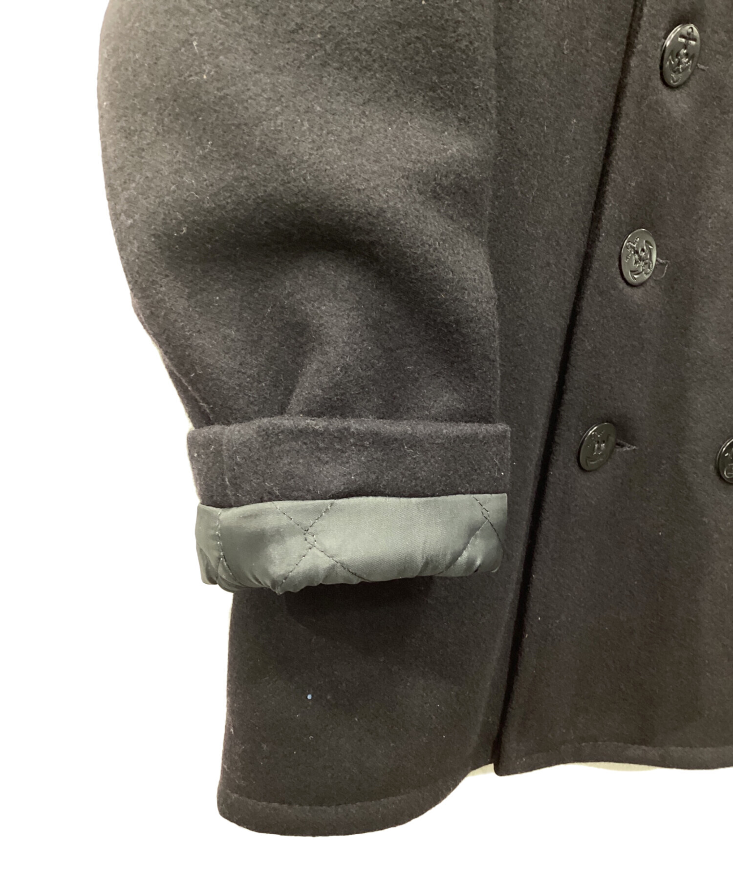 中古・古着通販】Schott (ショット) Pコート ブラック サイズ:38
