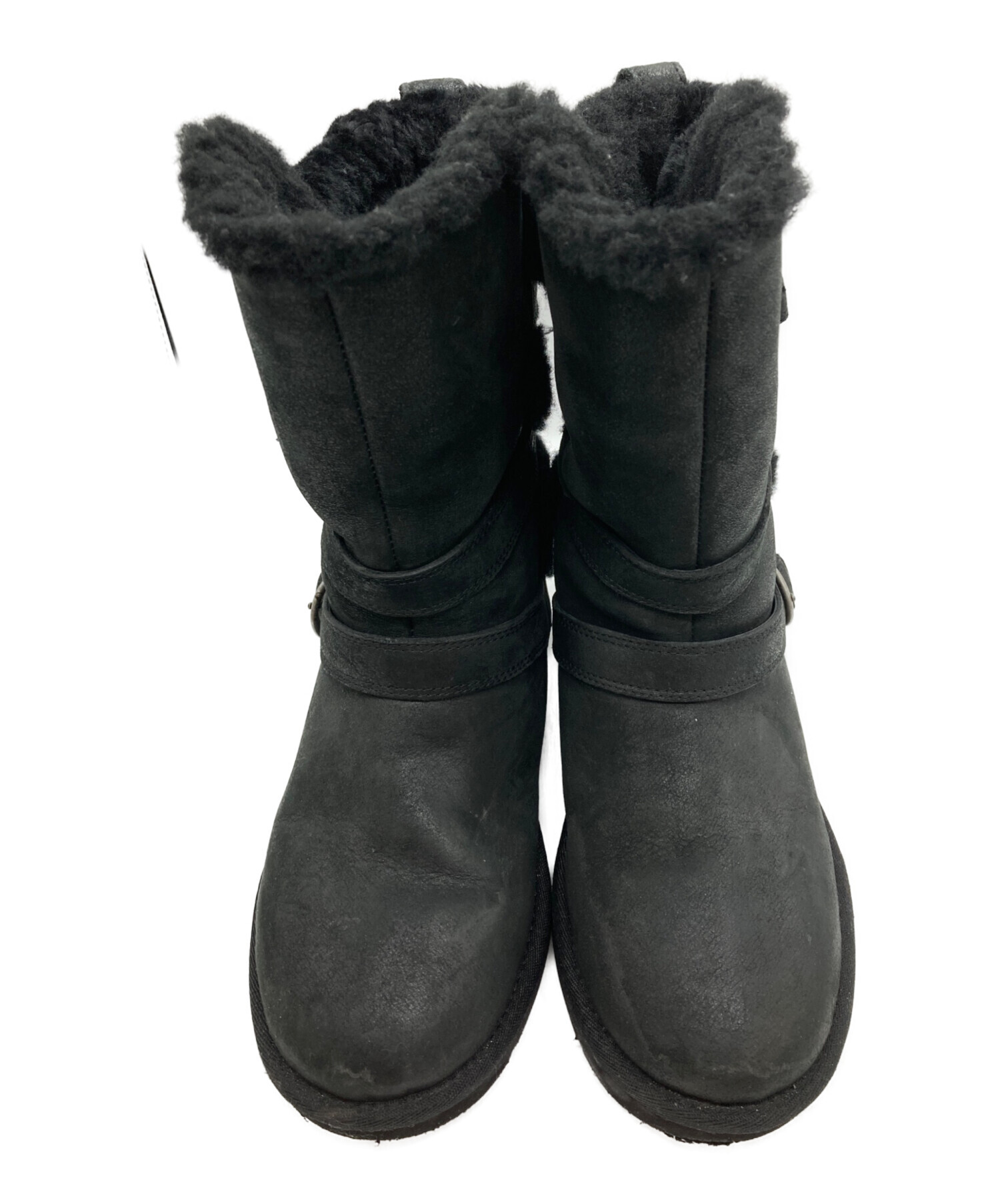 中古・古着通販】UGG (アグ) ムートンブーツ ブラック サイズ:22.0