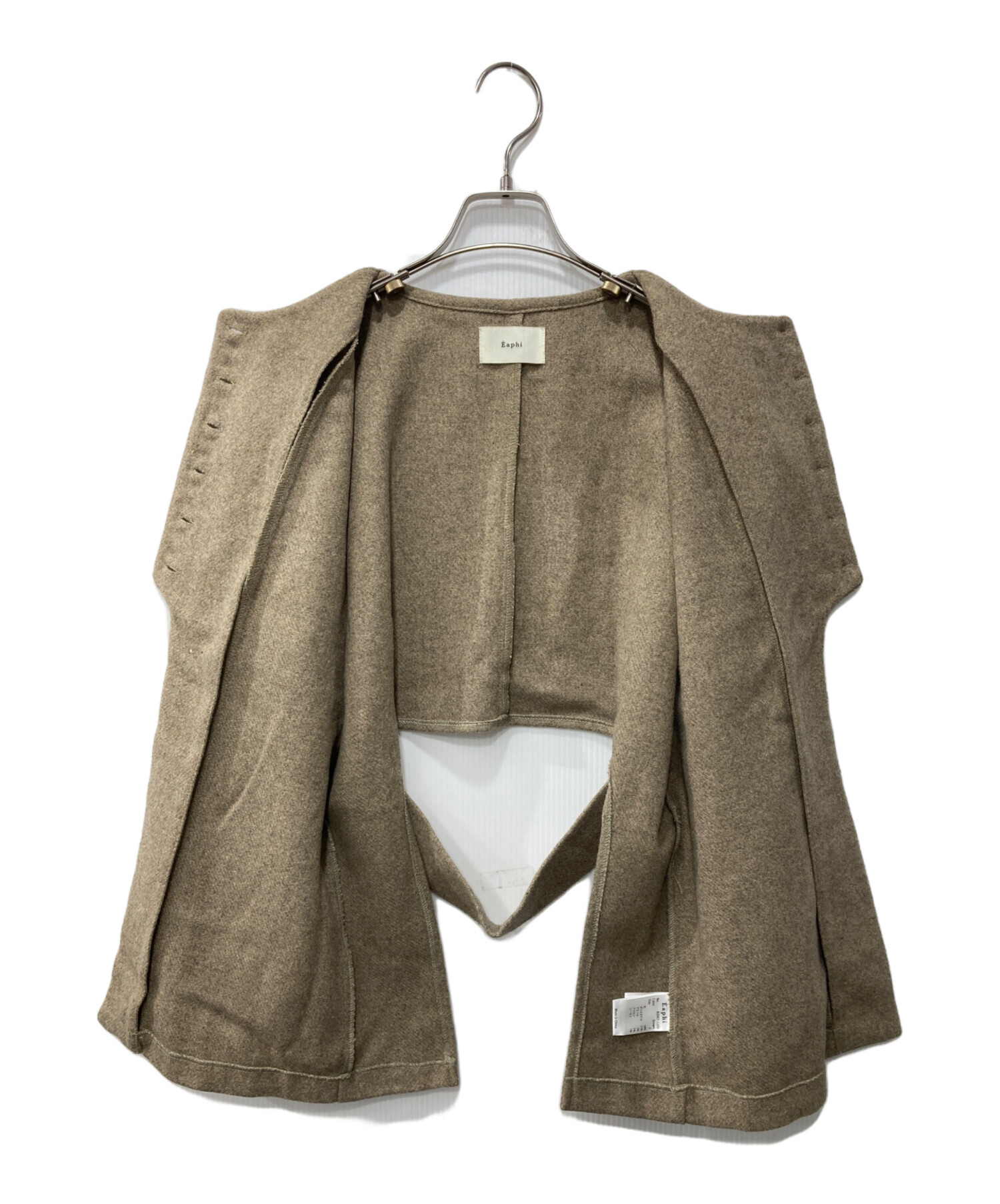 ジャケット・アウター eaphi CLASSIC WOOL WAVE JACKET 中古・古着通販】Eaphi (エフィ) CLASSIC WOOL WAVE JACKET