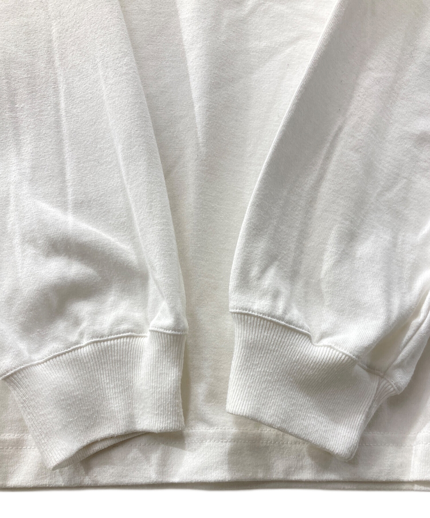 WTAPS ホワイト ロングスリーブ カットソー サイズX 04 中古・古着通販】WTAPS (ダブルタップス) ロングスリーブカットソー