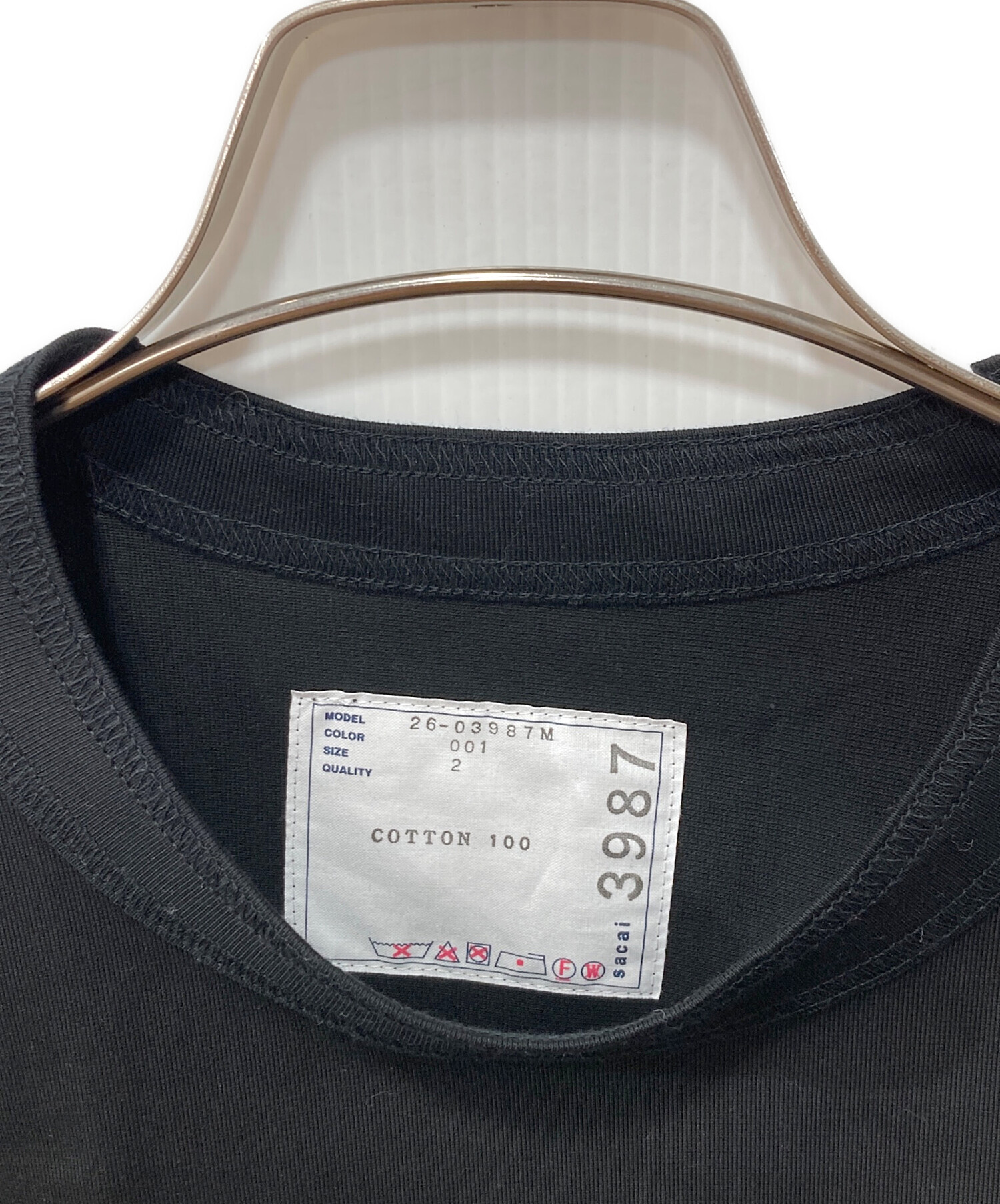 中古・古着通販】sacai (サカイ) 26SS/tシャツ/Cotton Jersey T-Shirt