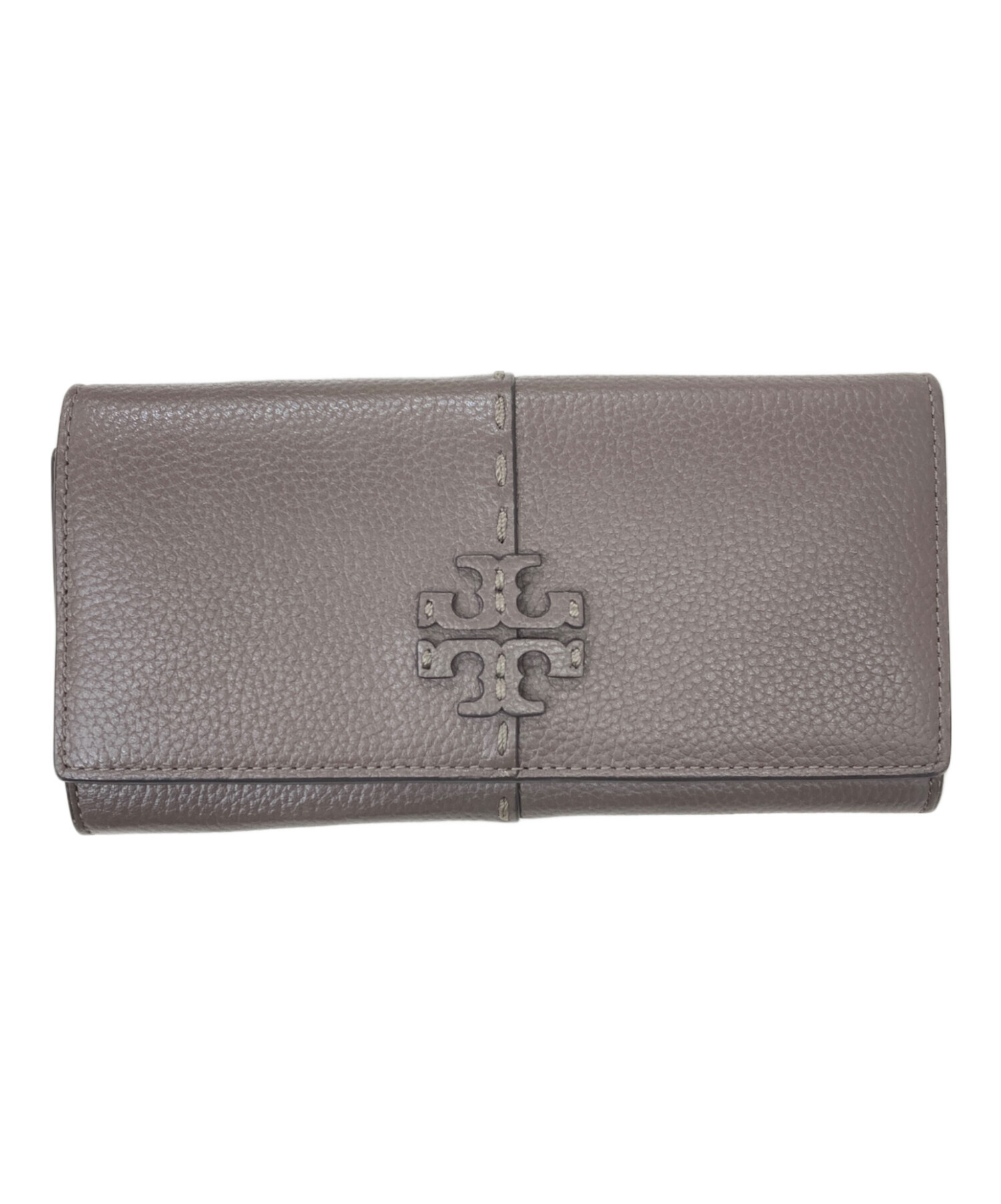 新品 トリーバーチ TORY BURCH 長財布 ブリテン フレンチグレー 中古・古着通販】TORY BURCH (トリーバーチ) 長財布 ブラウン