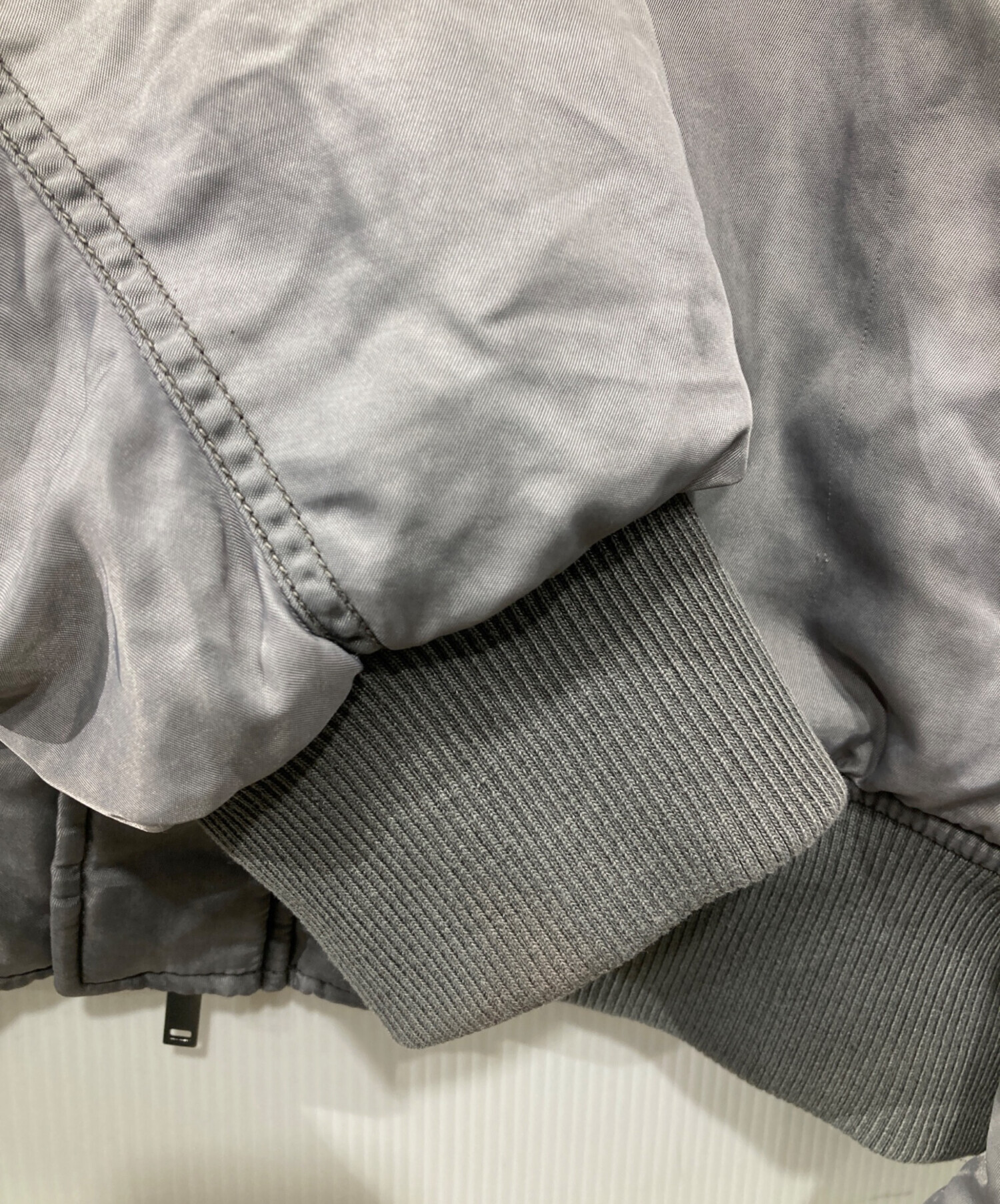 中古・古着通販】ZARA (ザラ) フライトジャケット グレー サイズ:L 