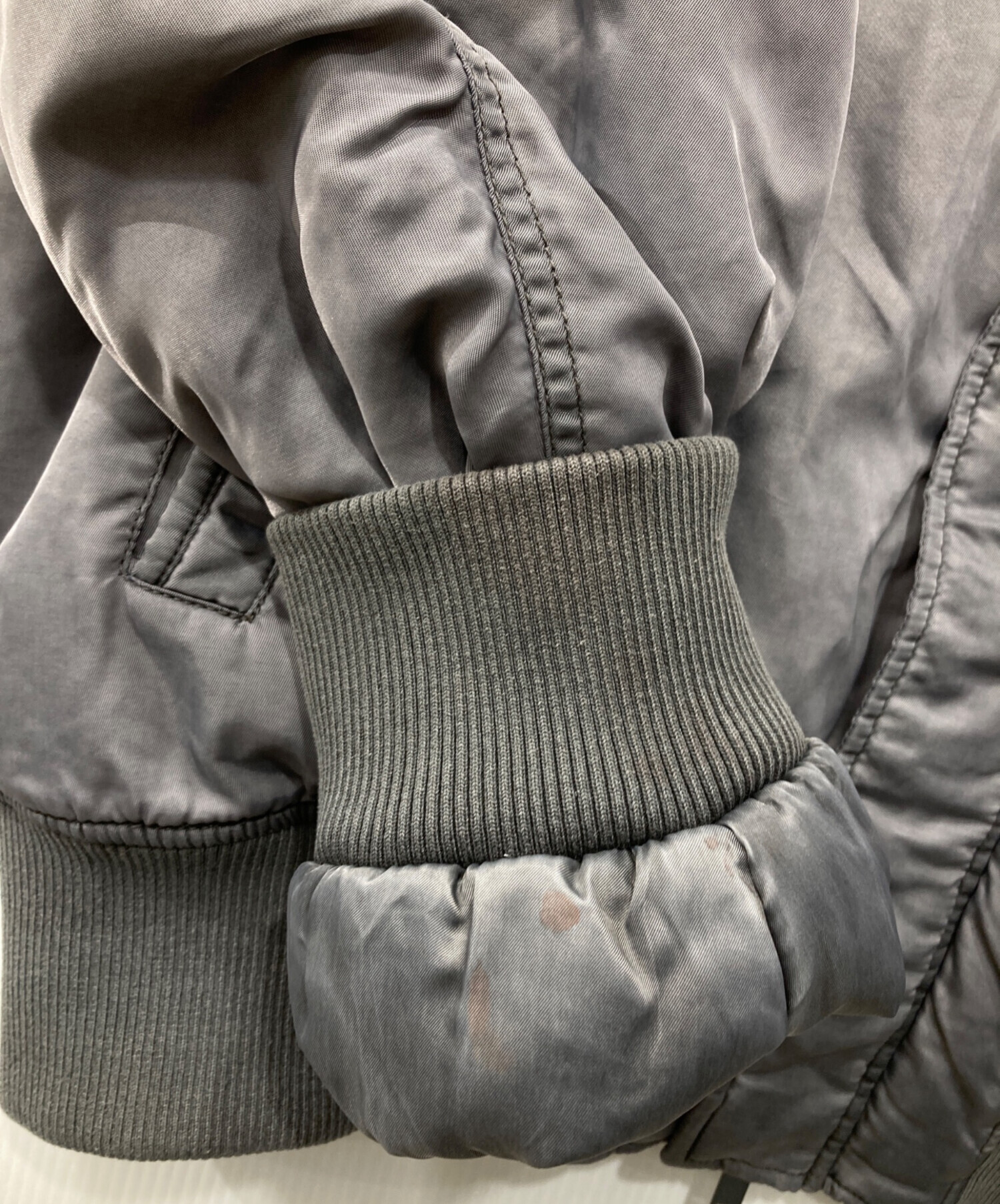 中古・古着通販】ZARA (ザラ) フライトジャケット グレー サイズ:L 