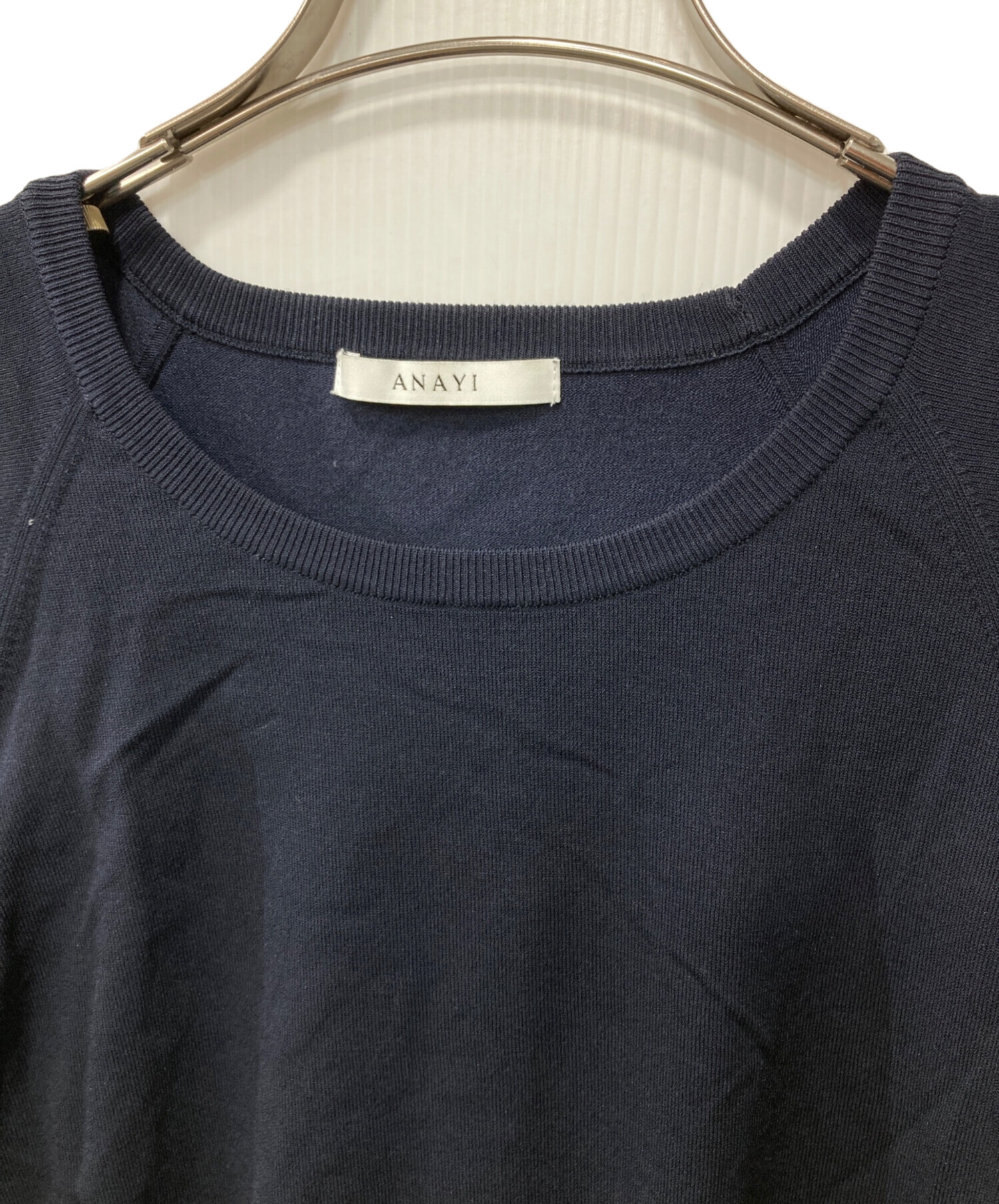 中古・古着通販】ANAYI (アナイ) レーヨンナイロン袖ギャザープル