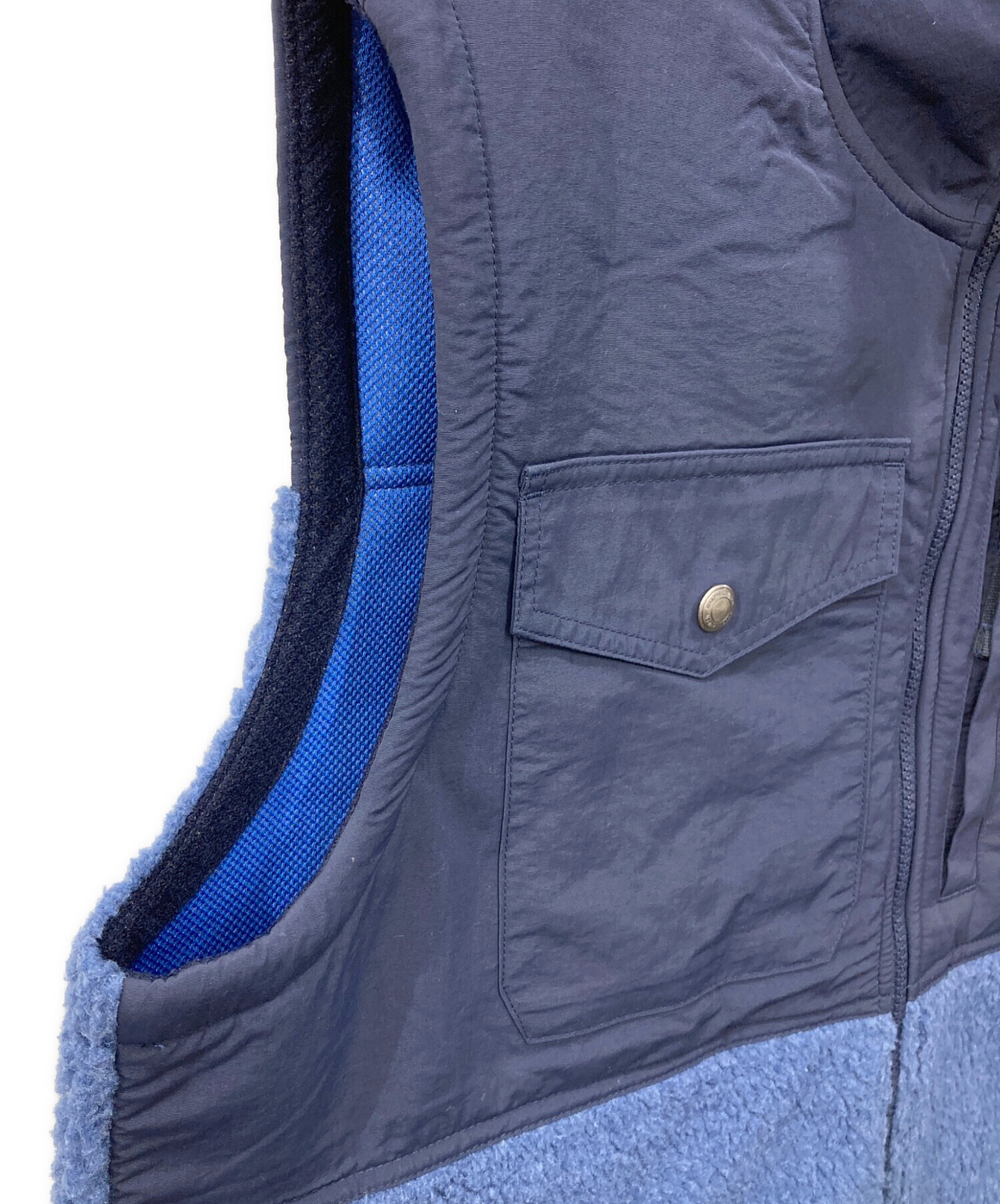 ラルフローレン★ボアベスト XL フリースベスト POLO ヴィンテージ 紺 ラルフローレン☆ボアベスト XL フリースベスト POLO ヴィンテージ 紺