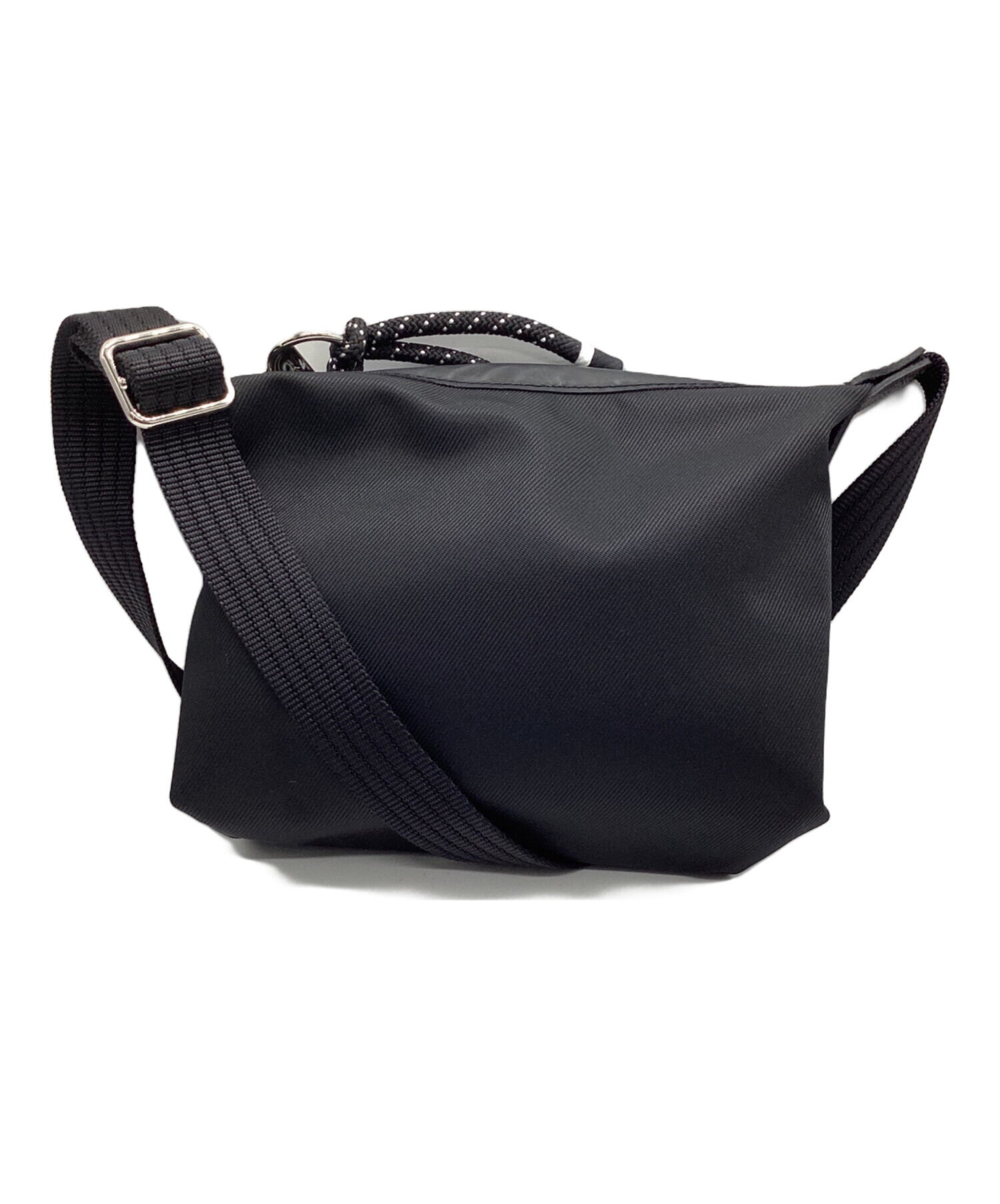 LONGCHAMP ロンシャン ショルダーバッグ  黒 【古着】【中古】【送料無料】 中古・古着通販】LONGCHAMP (ロンシャン) ショルダーバッグ ブラック
