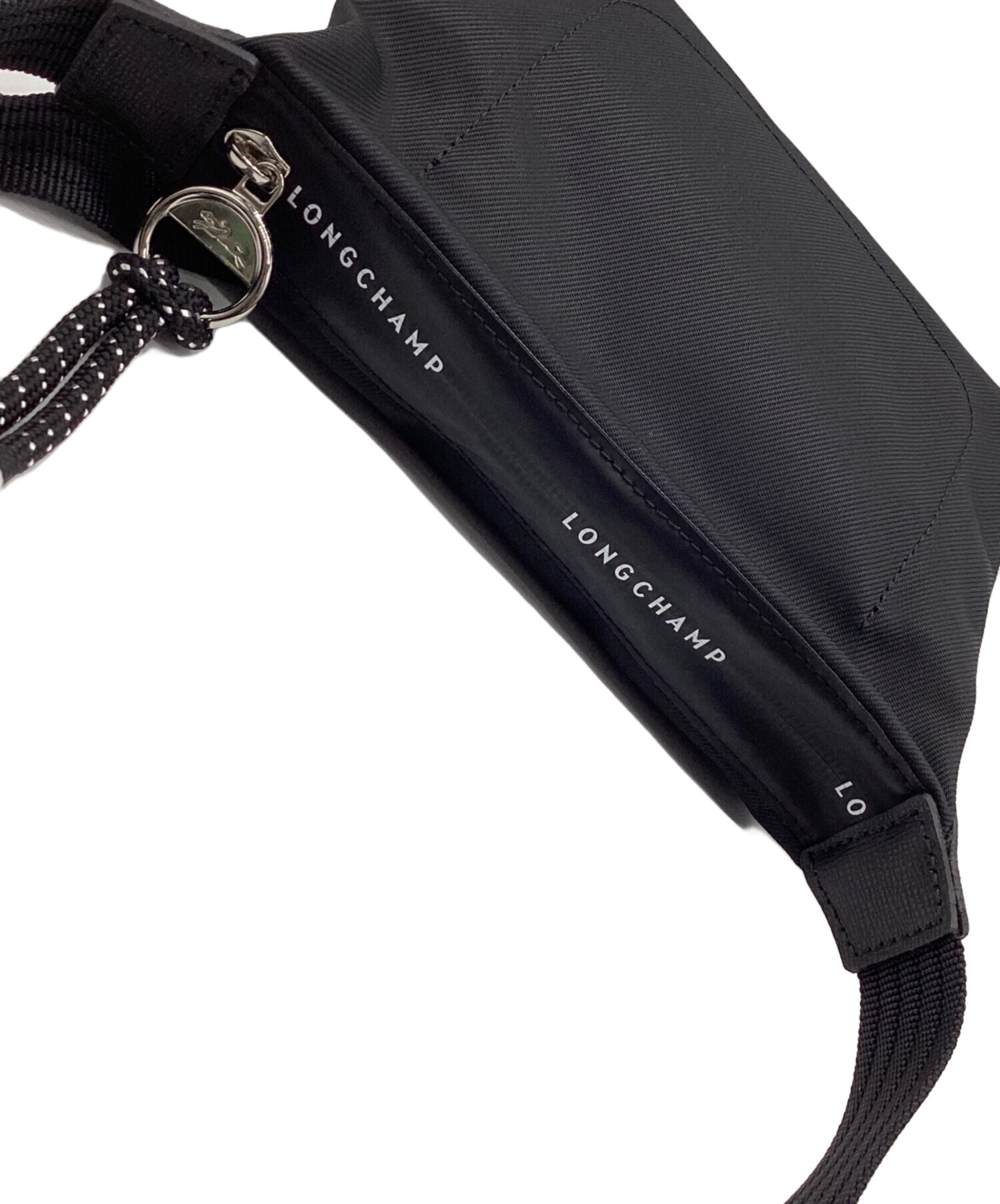 LONGCHAMP ロンシャン ショルダーバッグ  黒 【古着】【中古】【送料無料】 LONGCHAMP（ロンシャン）ショルダーバッグ 黒 サイズ:- レディース