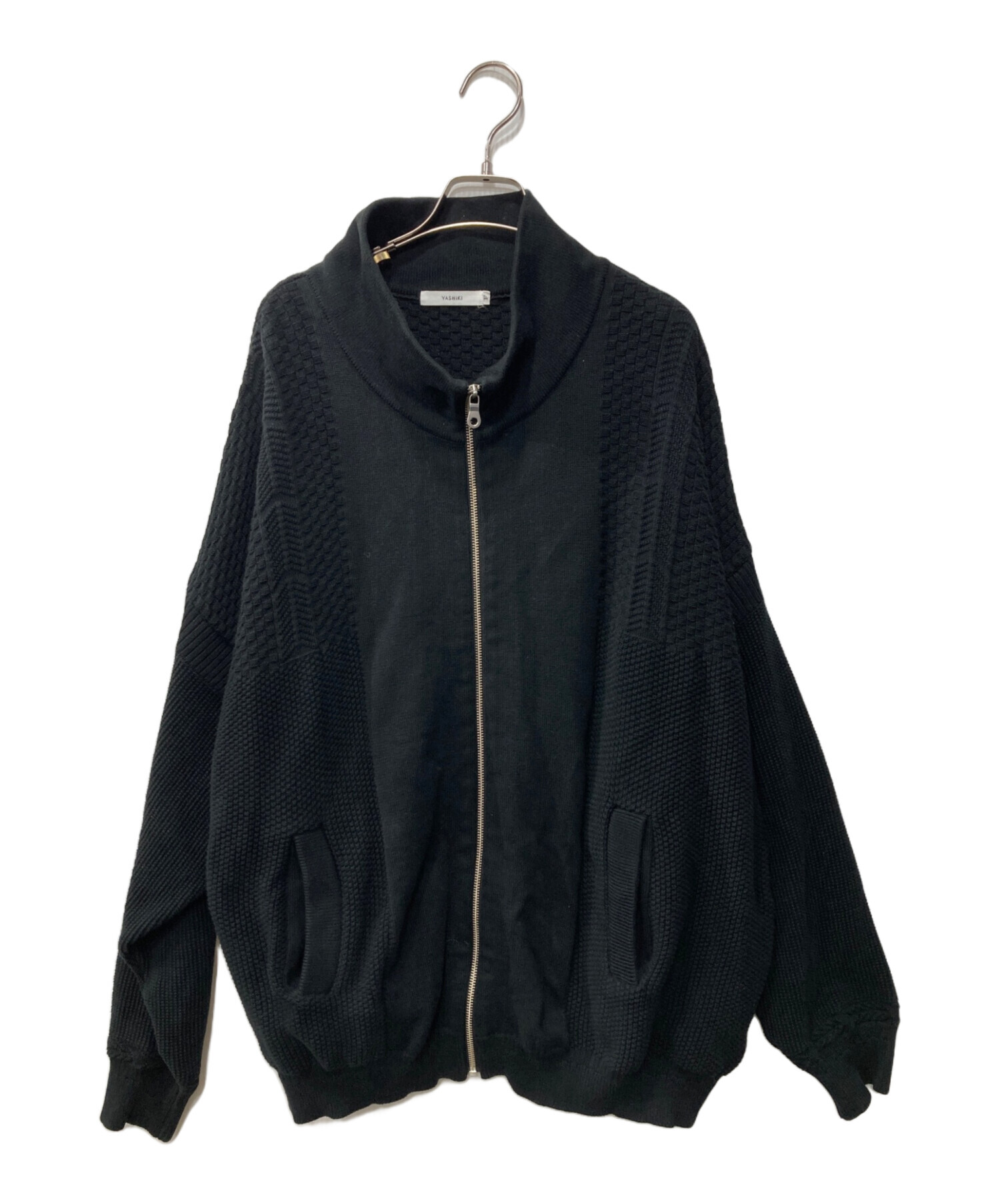 中古・古着通販】YASHIKI (ヤシキ) exclusive zip up blouson/ニット