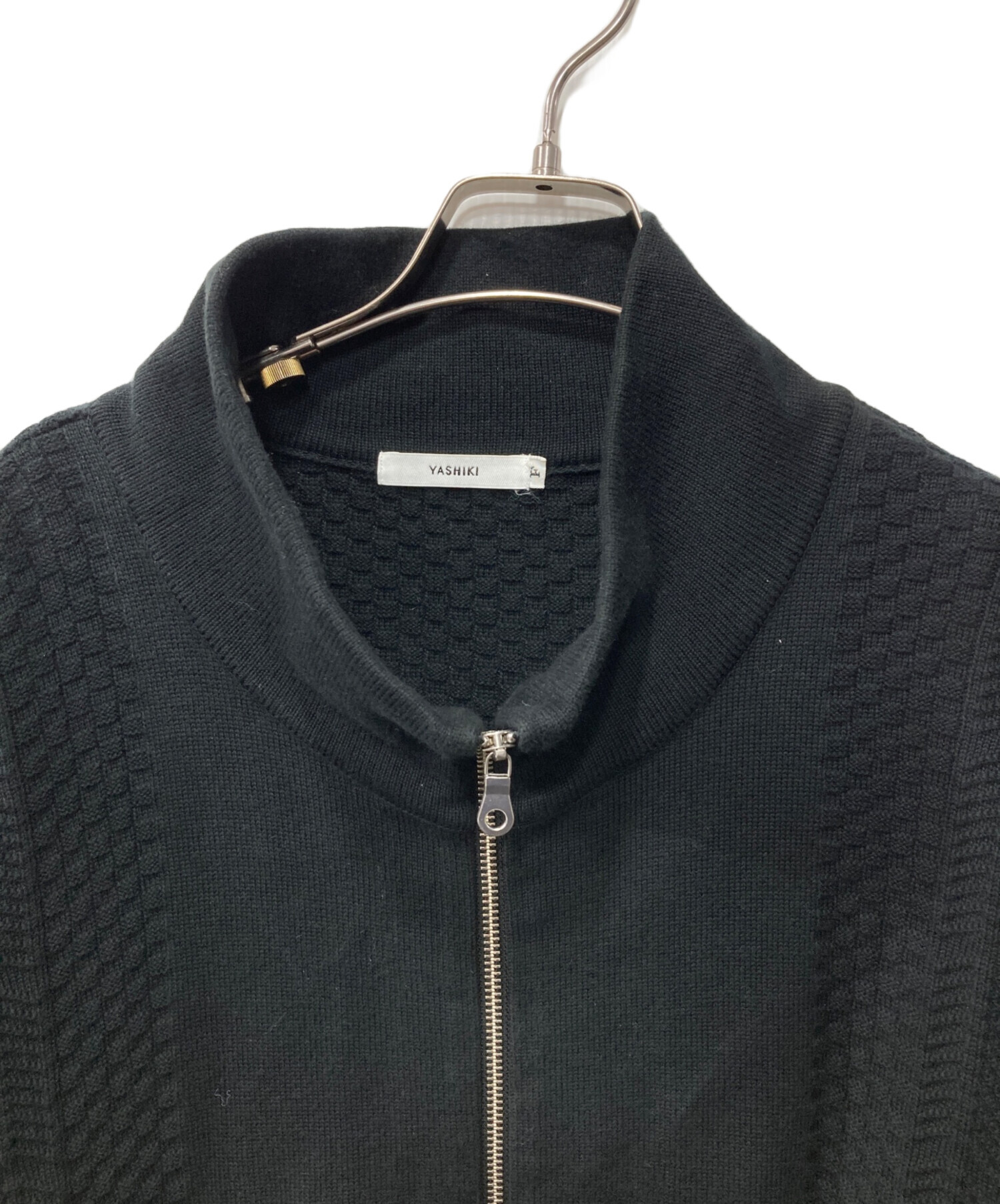 中古・古着通販】YASHIKI (ヤシキ) exclusive zip up blouson/ニット