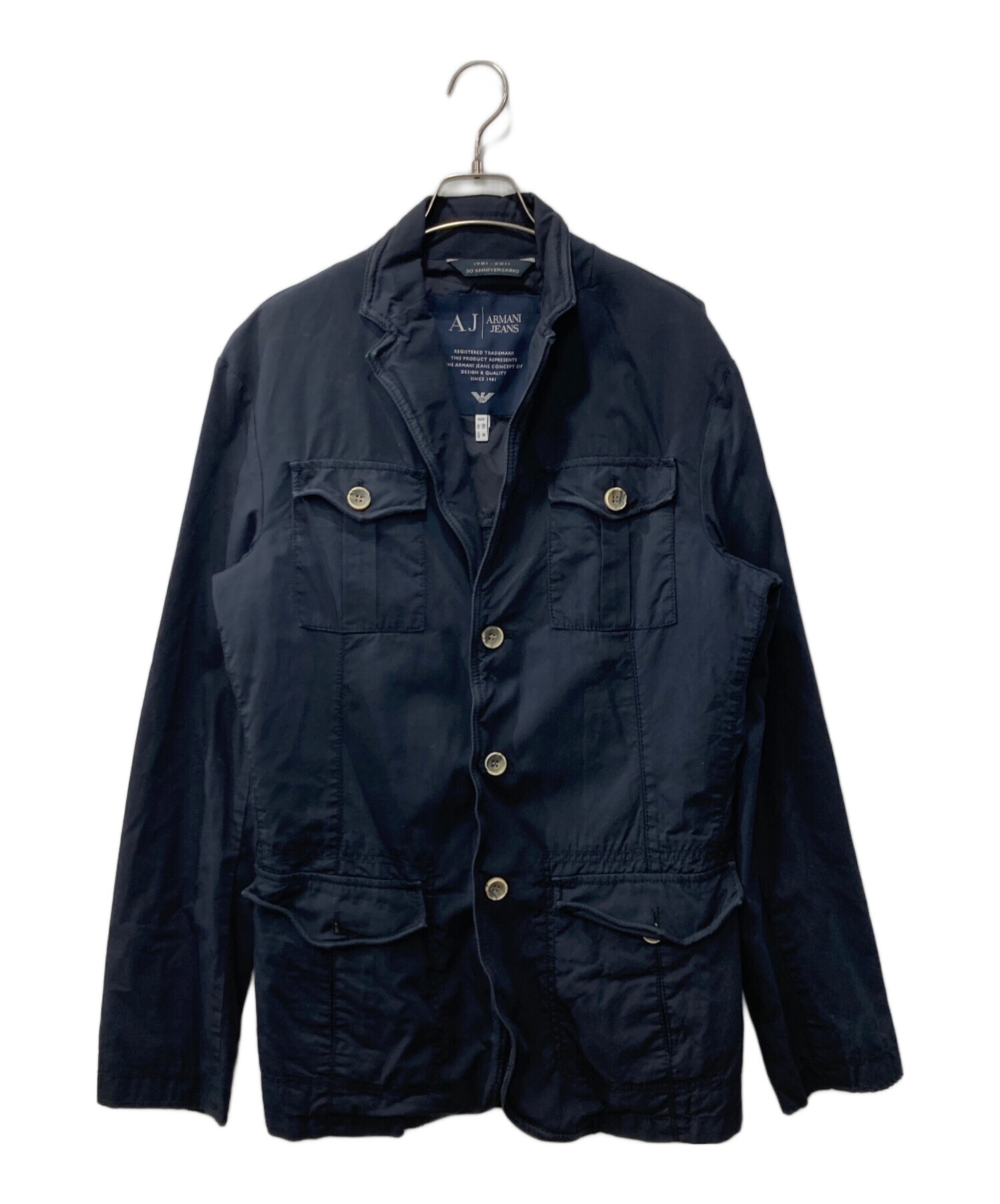 【13】中古ARMANI JEANS アルマーニ 90s イタリア製 アウター 中古・古着通販】ARMANI JEANS (アルマーニジーンズ) ジャケット