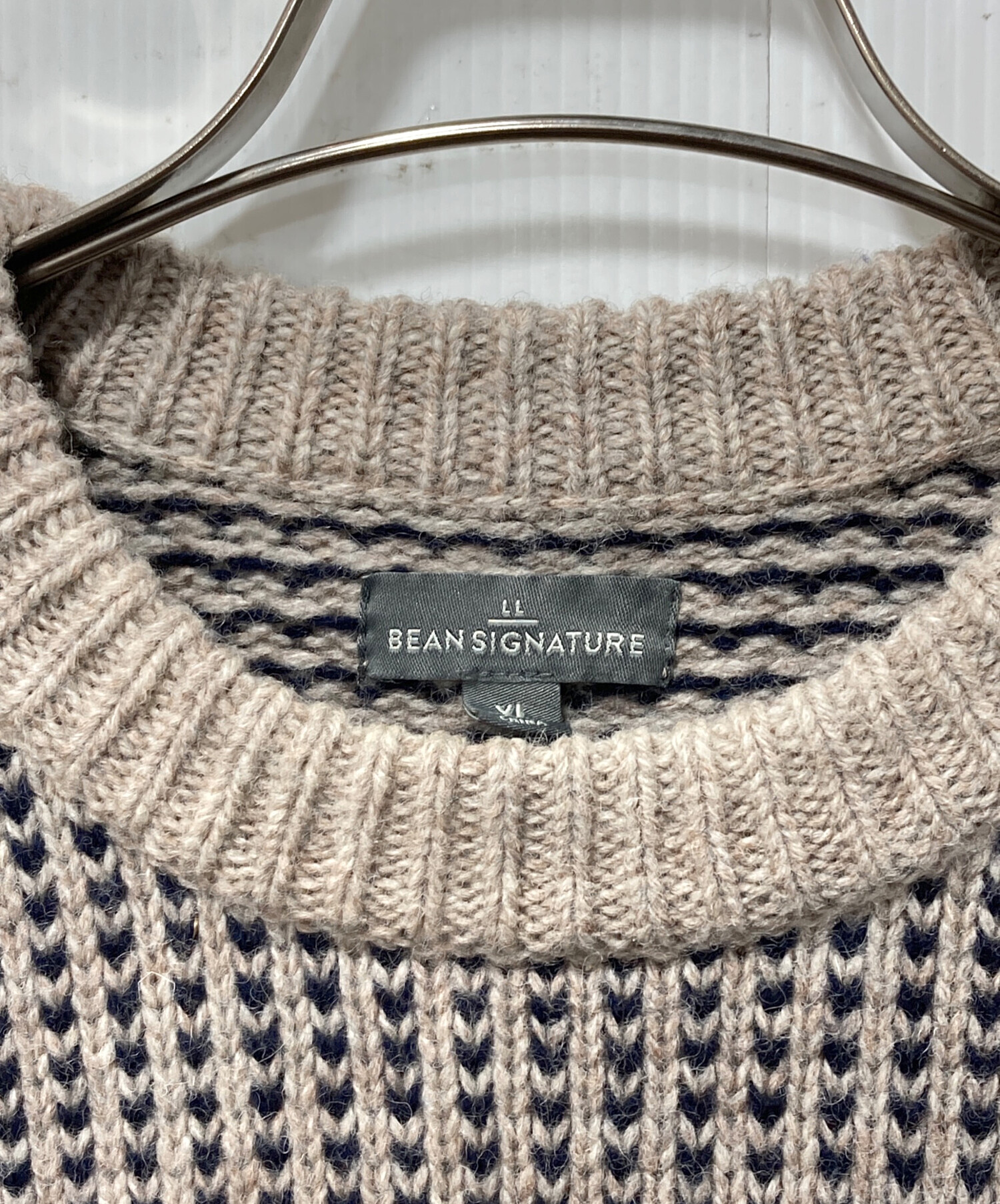 中古・古着通販】L.L.Bean (エルエルビーン) バーズアイニット
