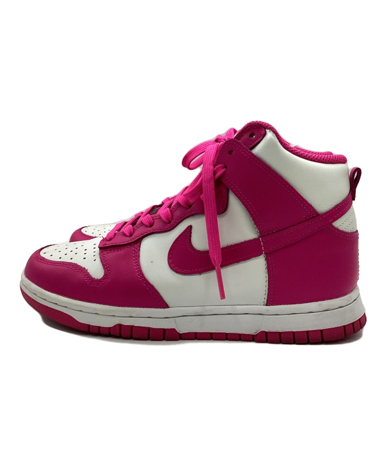 中古・古着通販】NIKE (ナイキ) ハイカットスニーカー ピンク サイズ