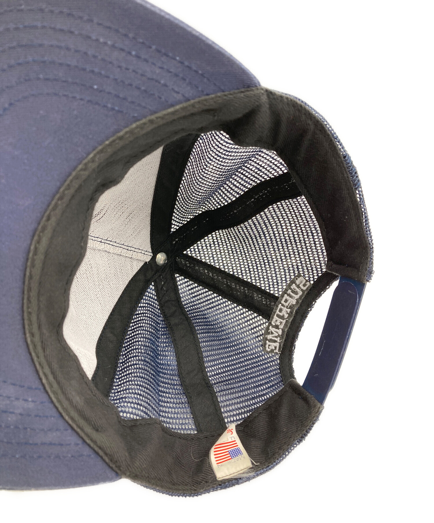 中古・古着通販】Supreme (シュプリーム) キャップ ネイビー サイズ