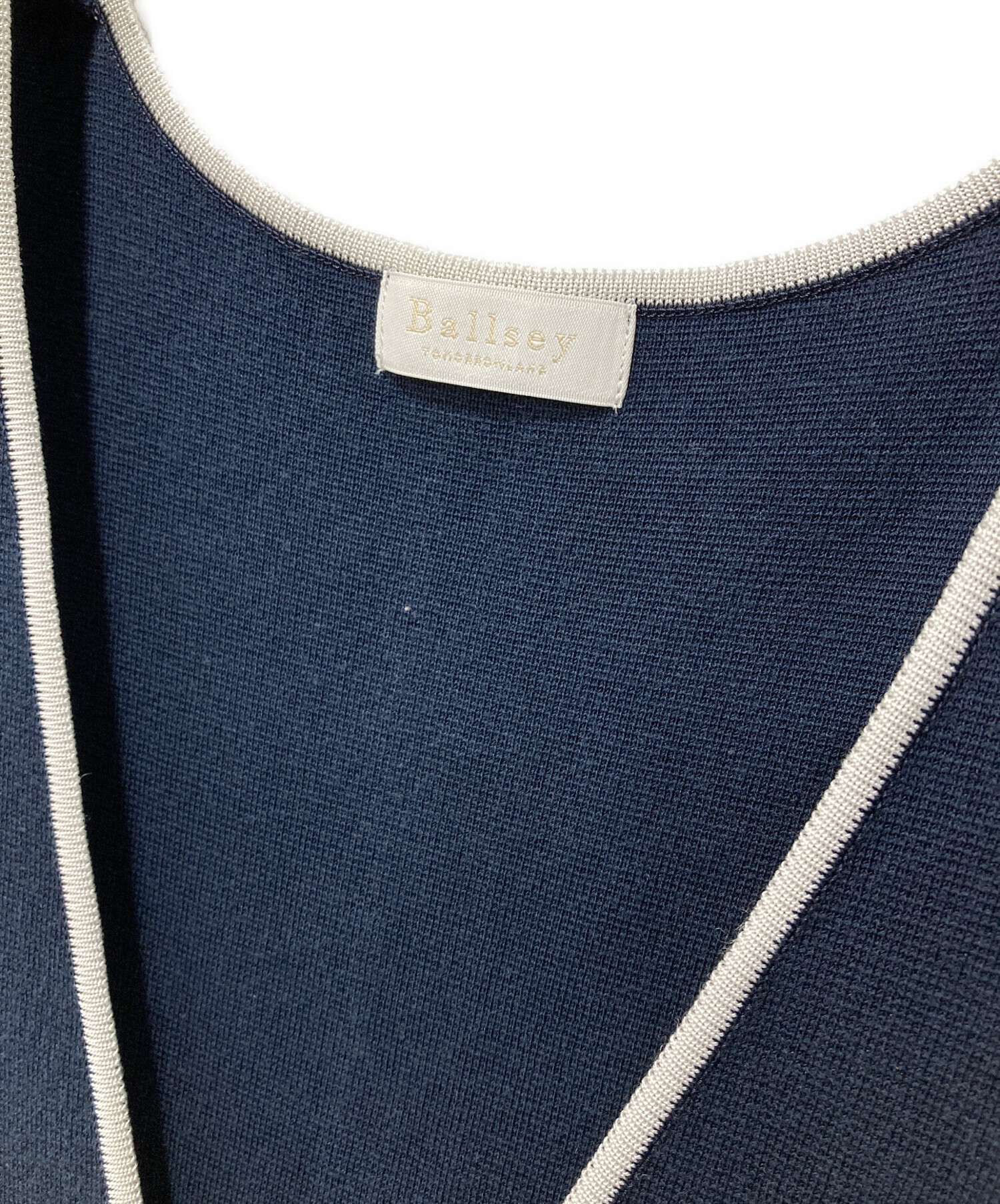 中古・古着通販】BALLSEY (ボールジィ) ミラノリブ Vネックチュニック