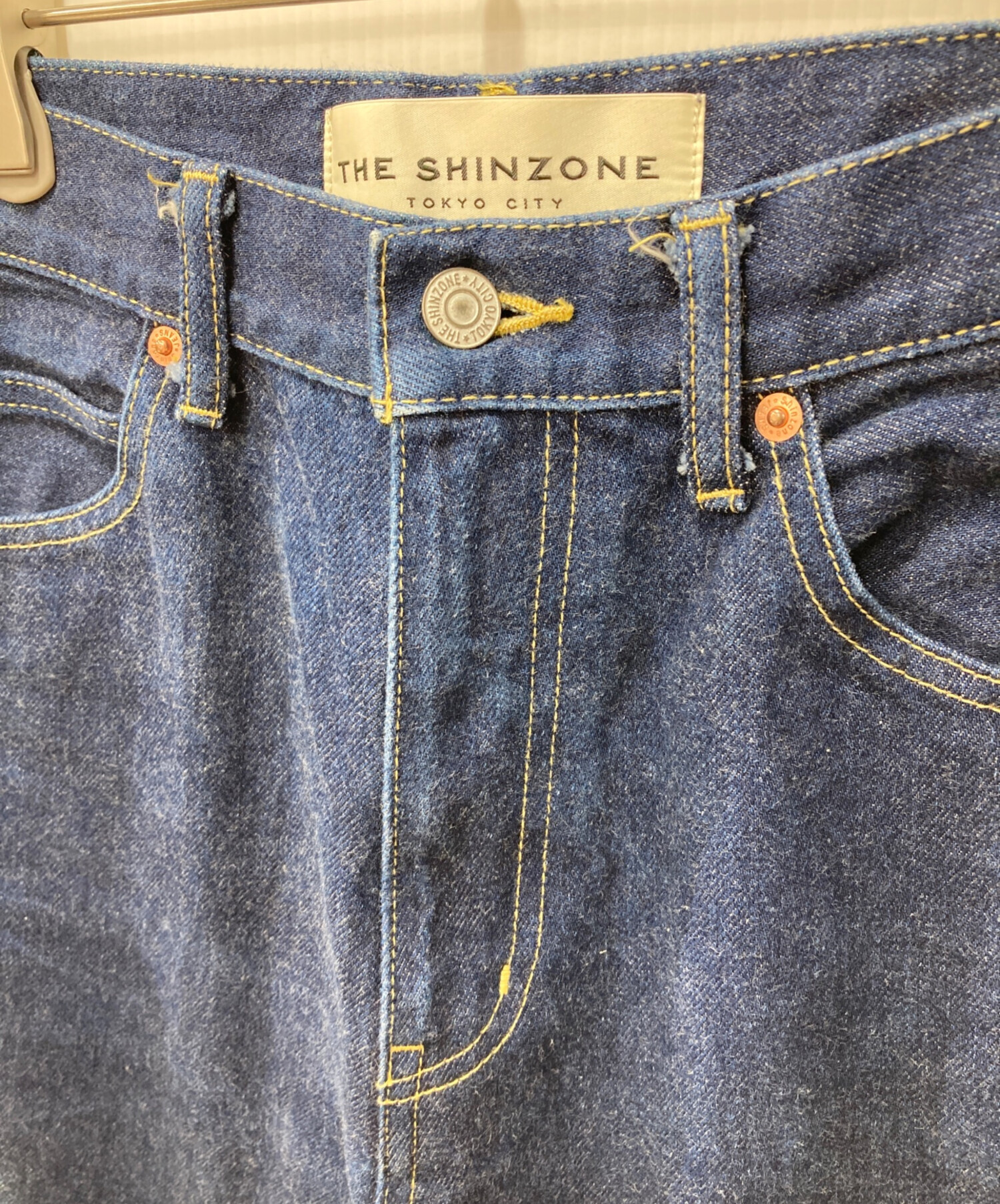 中古・古着通販】THE SHINZONE (ザ シンゾーン) HIGH WAIST IVY JEANS 中古・古着通販】THE SHINZONE (ザ シンゾーン) HIGH WAIST IVY JEANS