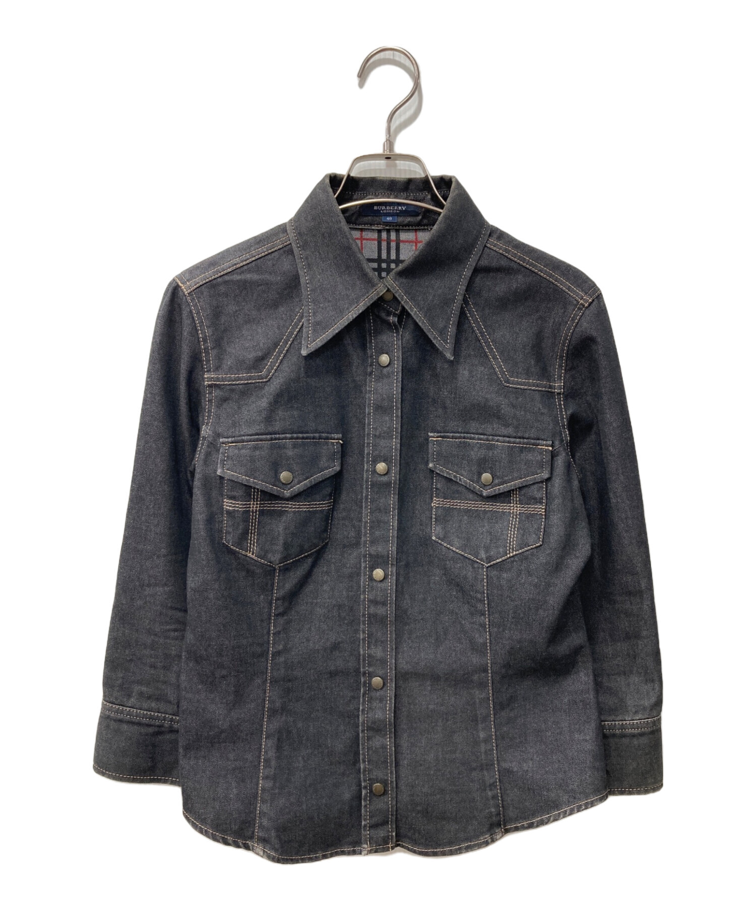 中古・古着通販】BURBERRY LONDON (バーバリーロンドン) デニムシャツ
