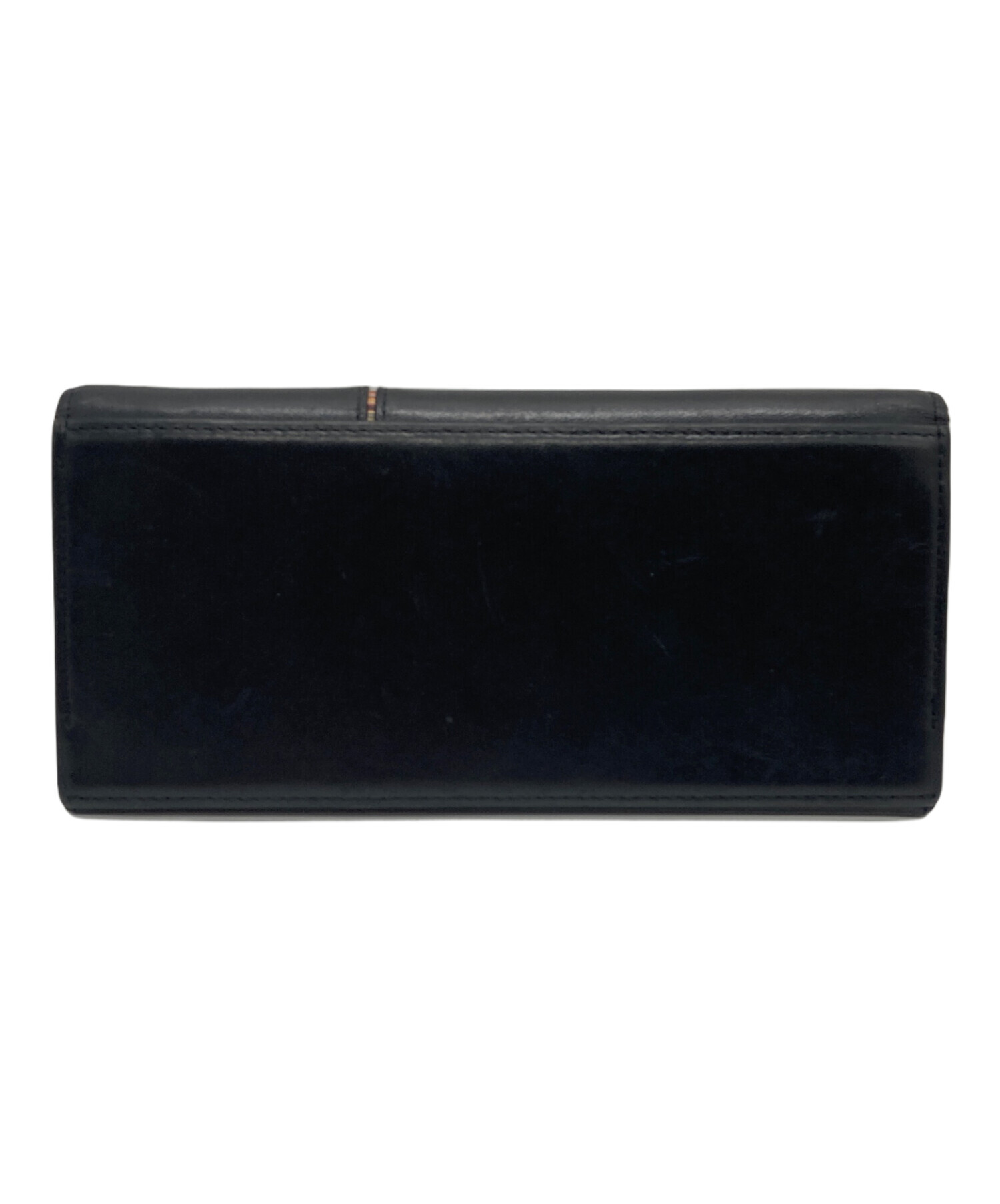 中古・古着通販】PAUL SMITH (ポールスミス) 長財布 ブラック 