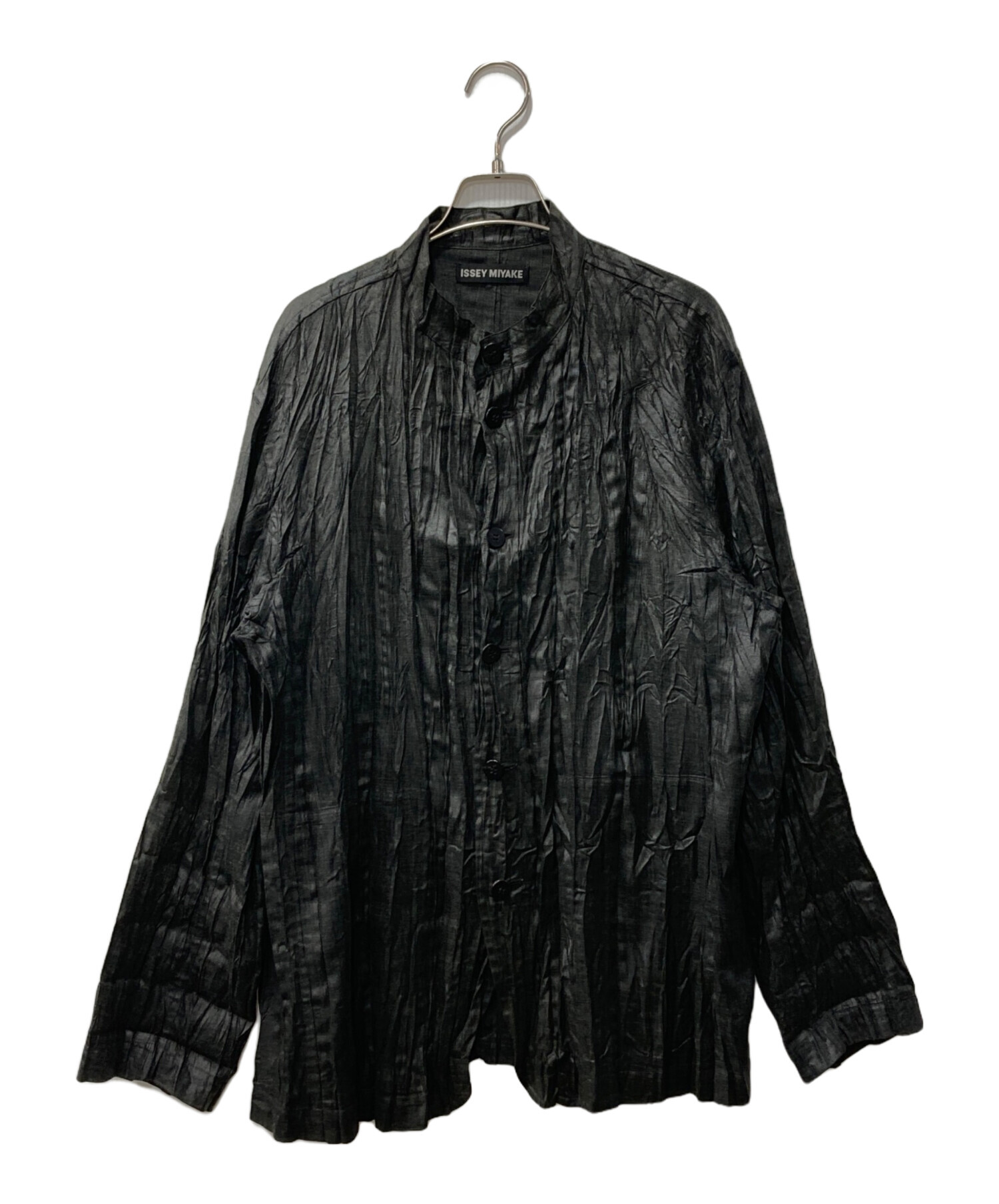 ISSEY MIYAKE プリーツジャケット サイズL 中古・古着通販】ISSEY MIYAKE (イッセイミヤケ) プリーツジャケット